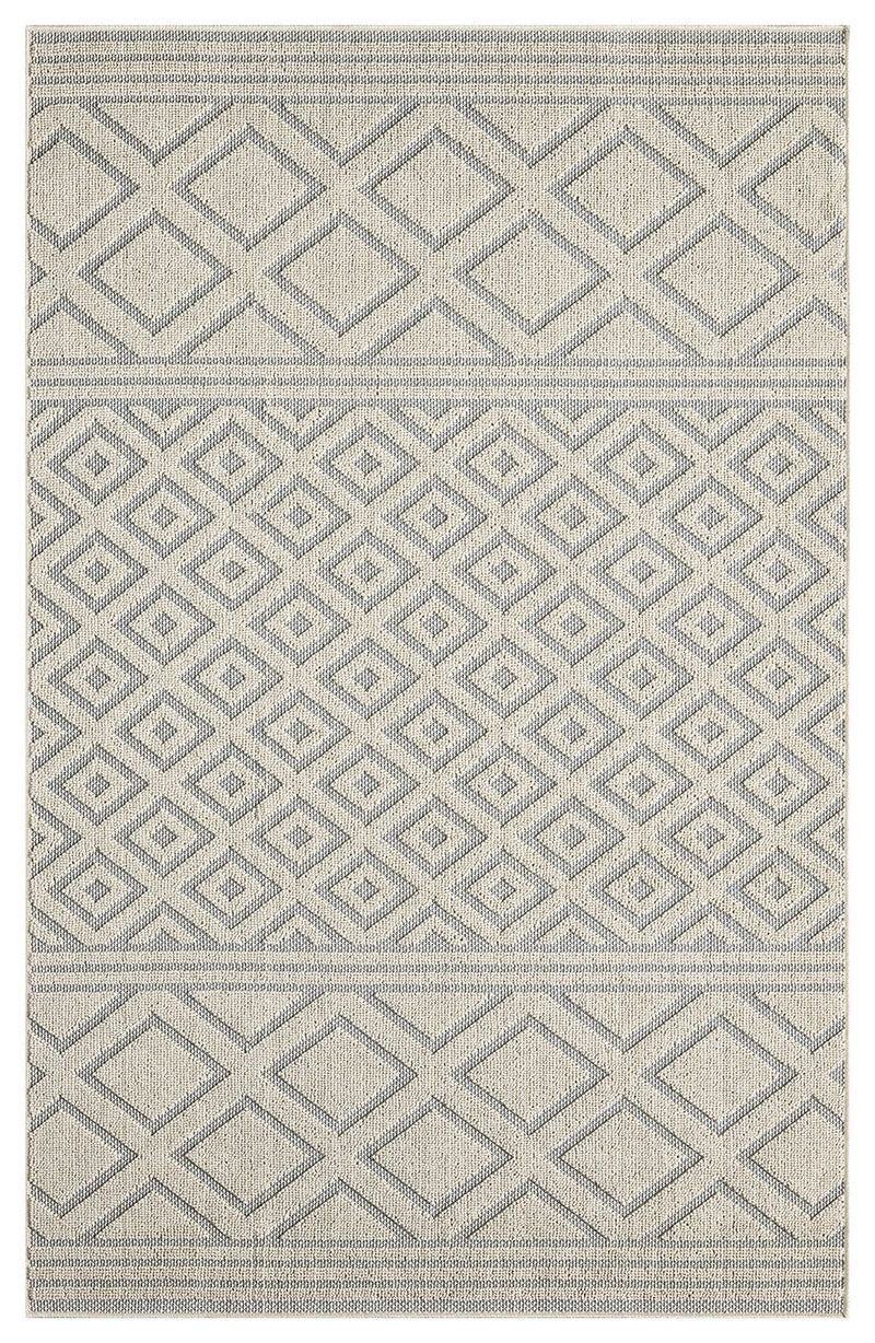 Boho high-pile rug for living room, bedroom, modern Scandinavian, washable 3D rug-zoom-