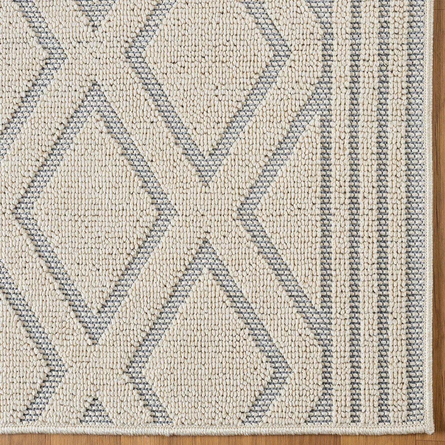Boho high-pile rug for living room, bedroom, modern Scandinavian, washable 3D rug-zoom-5