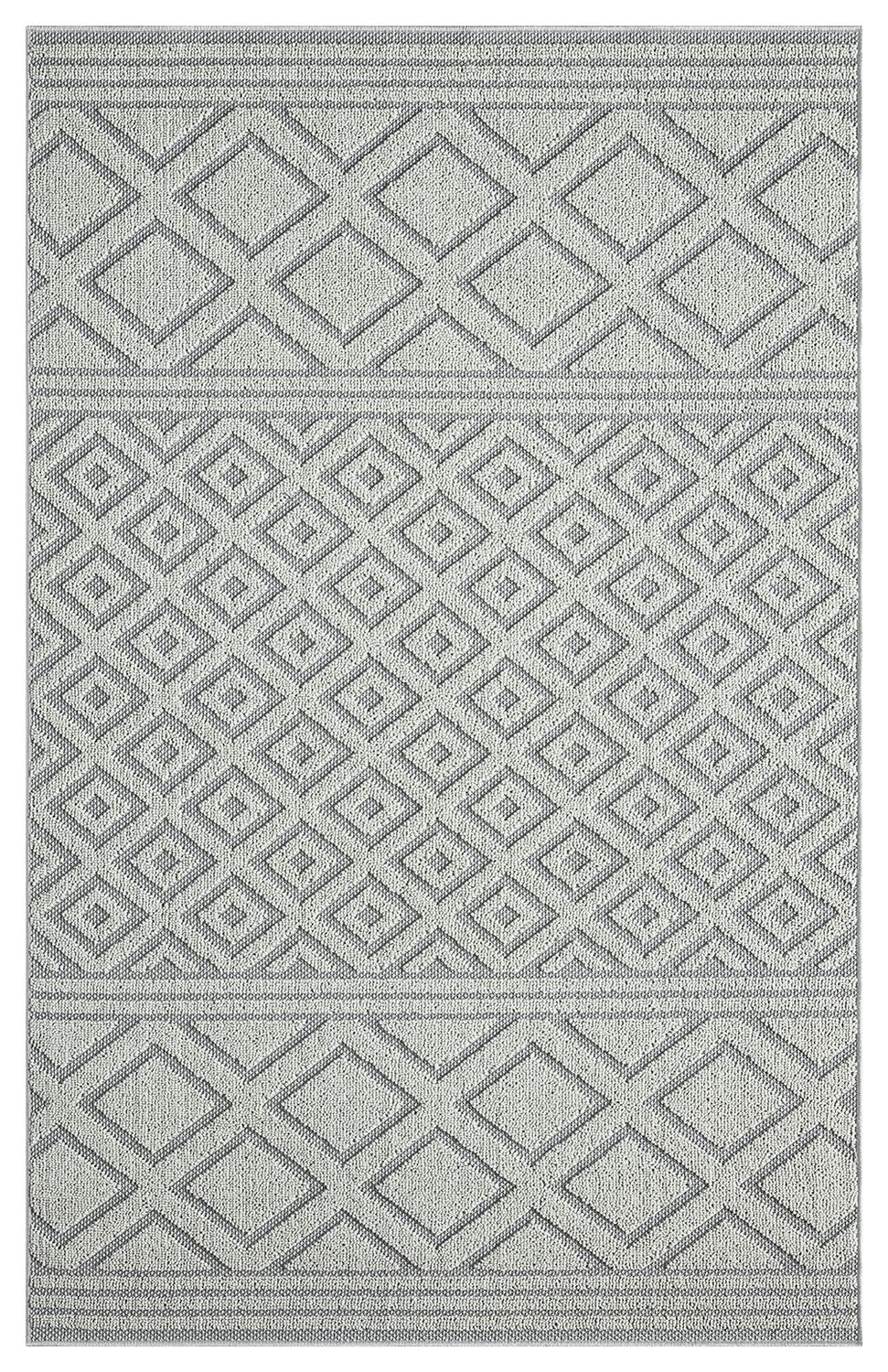 Boho high-pile rug for living room, bedroom, modern Scandinavian, washable 3D rug-10