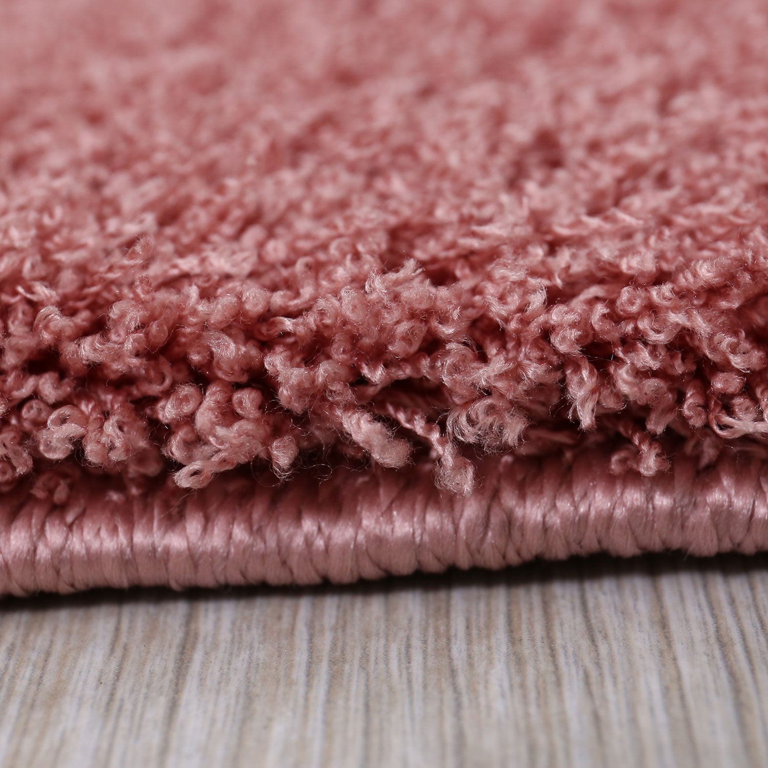 Pink High Pile Rug, Extra Soft Microfiber, Fluffy for Living Room, Bedroom, Children's Room-zoom-5