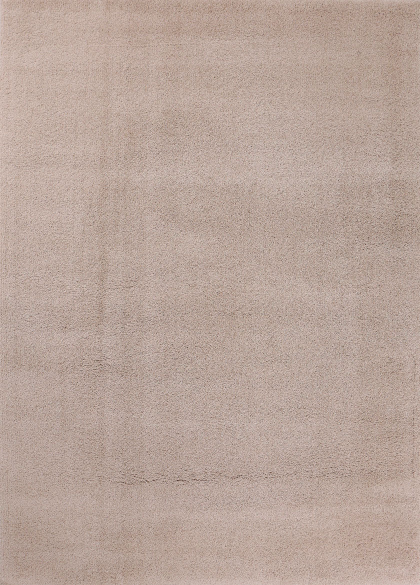 High-pile beige rug, extra soft microfiber, fluffy, for living room, bedroom, children's room-zoom-6