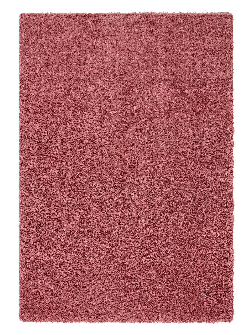 Pink High Pile Rug, Extra Soft Microfiber, Fluffy for Living Room, Bedroom, Children's Room-zoom-