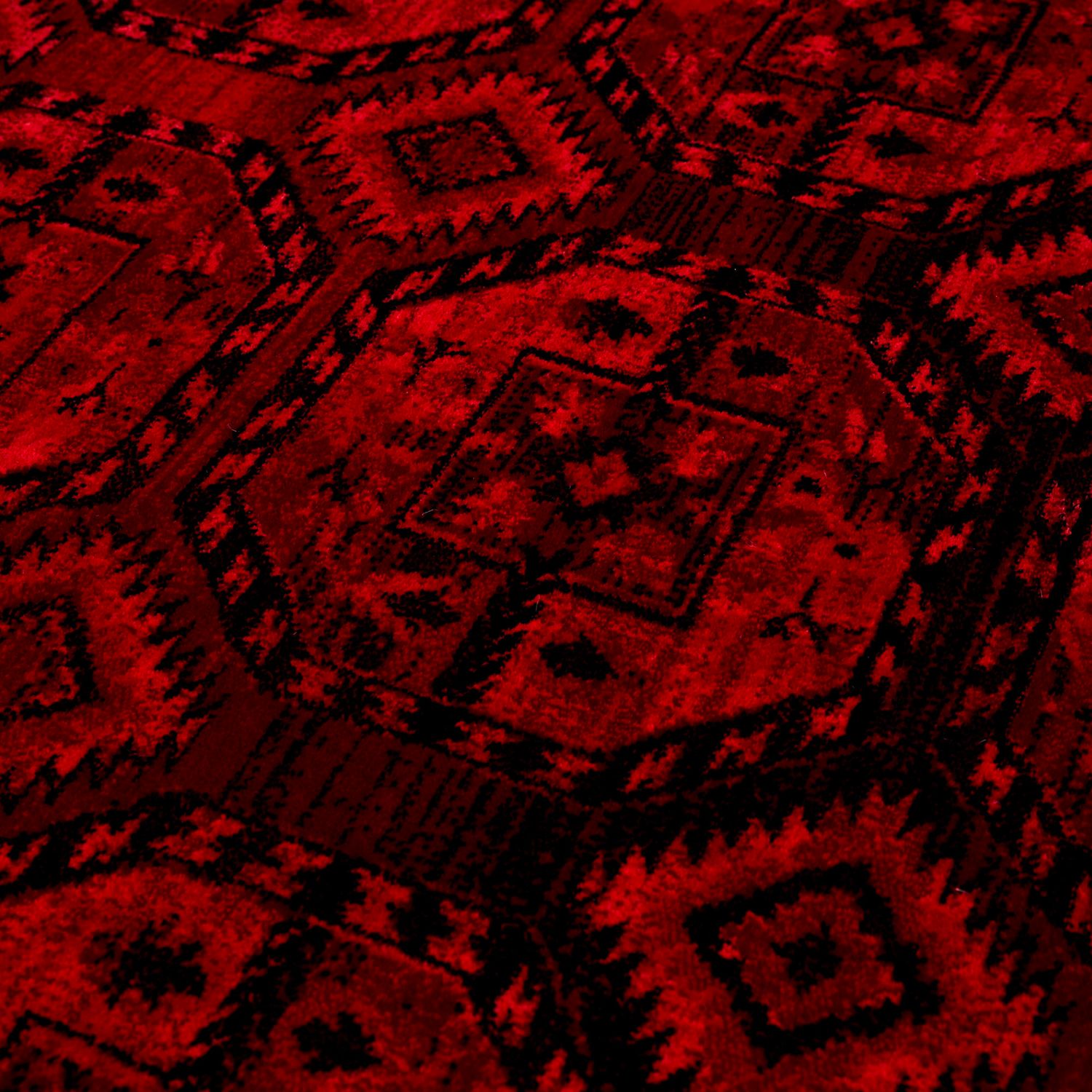 Teppich-Home ROYAL Dunkelrot im Vintage-Orient Stil“– Hochwertig & Pflegeleicht-14