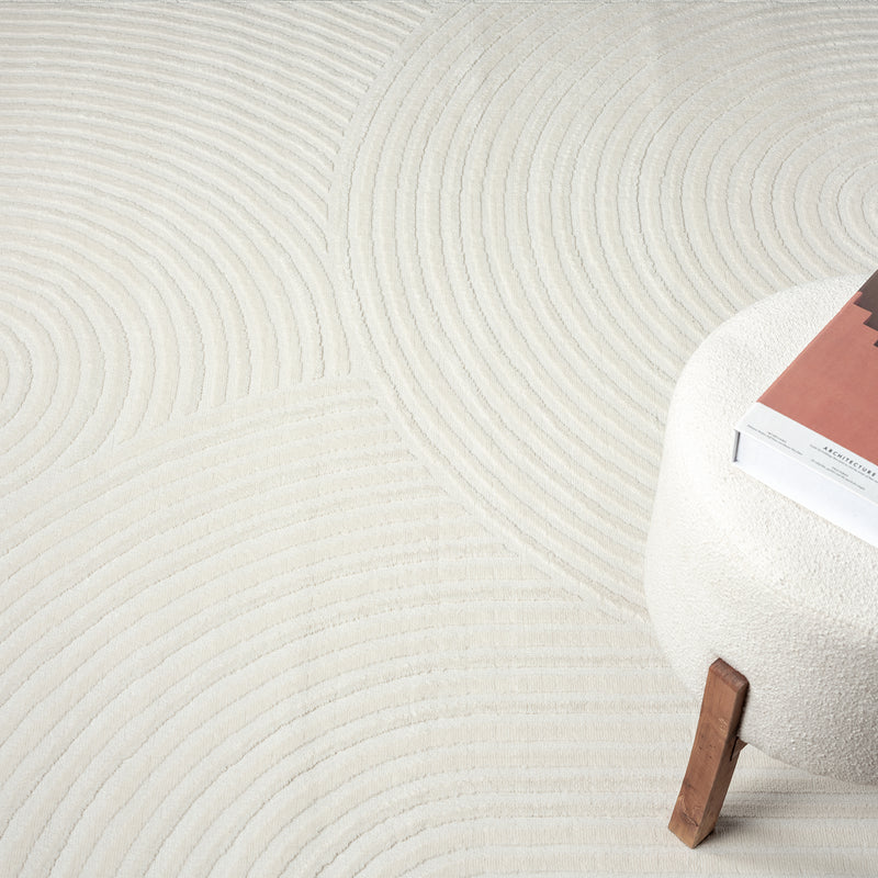Teppich Kurzflor Modern 3D Muster Hoch-Tief-Struktur Wohnzimmer&Schlafzimmer-zoom-