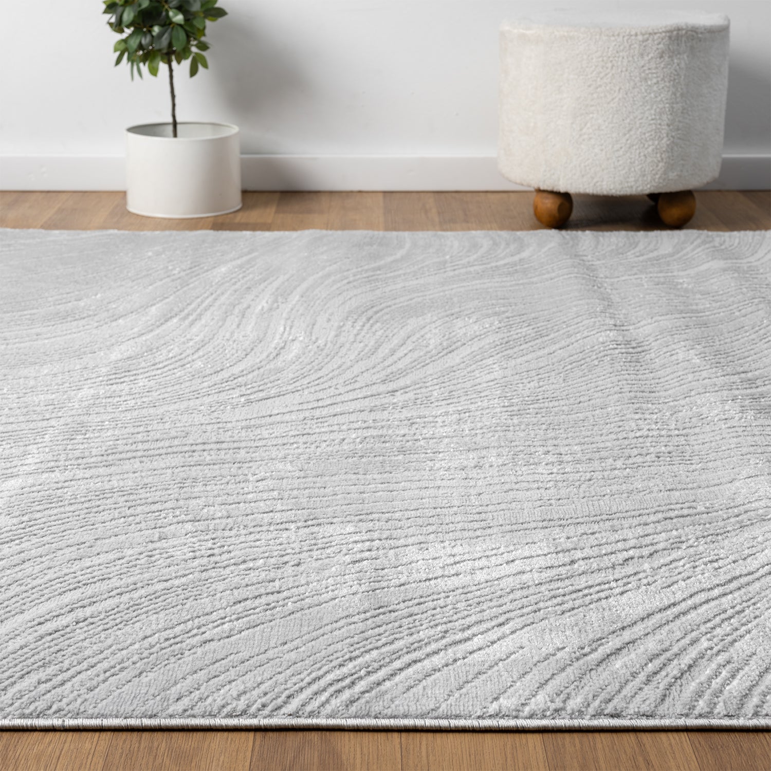 Teppich Kurzflor Modern 3D Muster Hoch-Tief-Struktur Wohnzimmer&Schlafzimmer-58