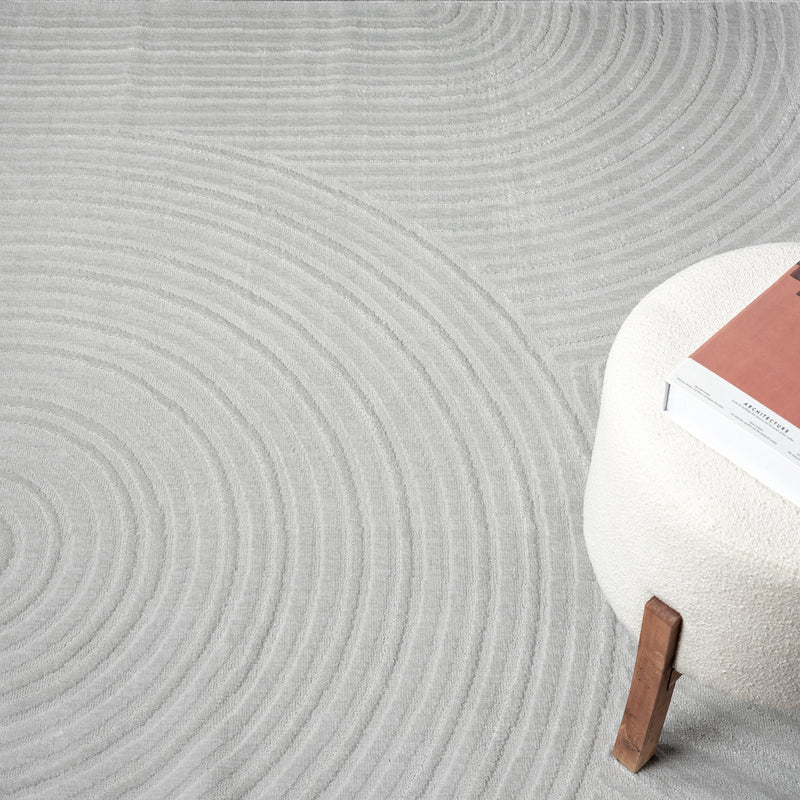 Teppich Kurzflor Modern 3D Muster Hoch-Tief-Struktur Wohnzimmer&Schlafzimmer-zoom-
