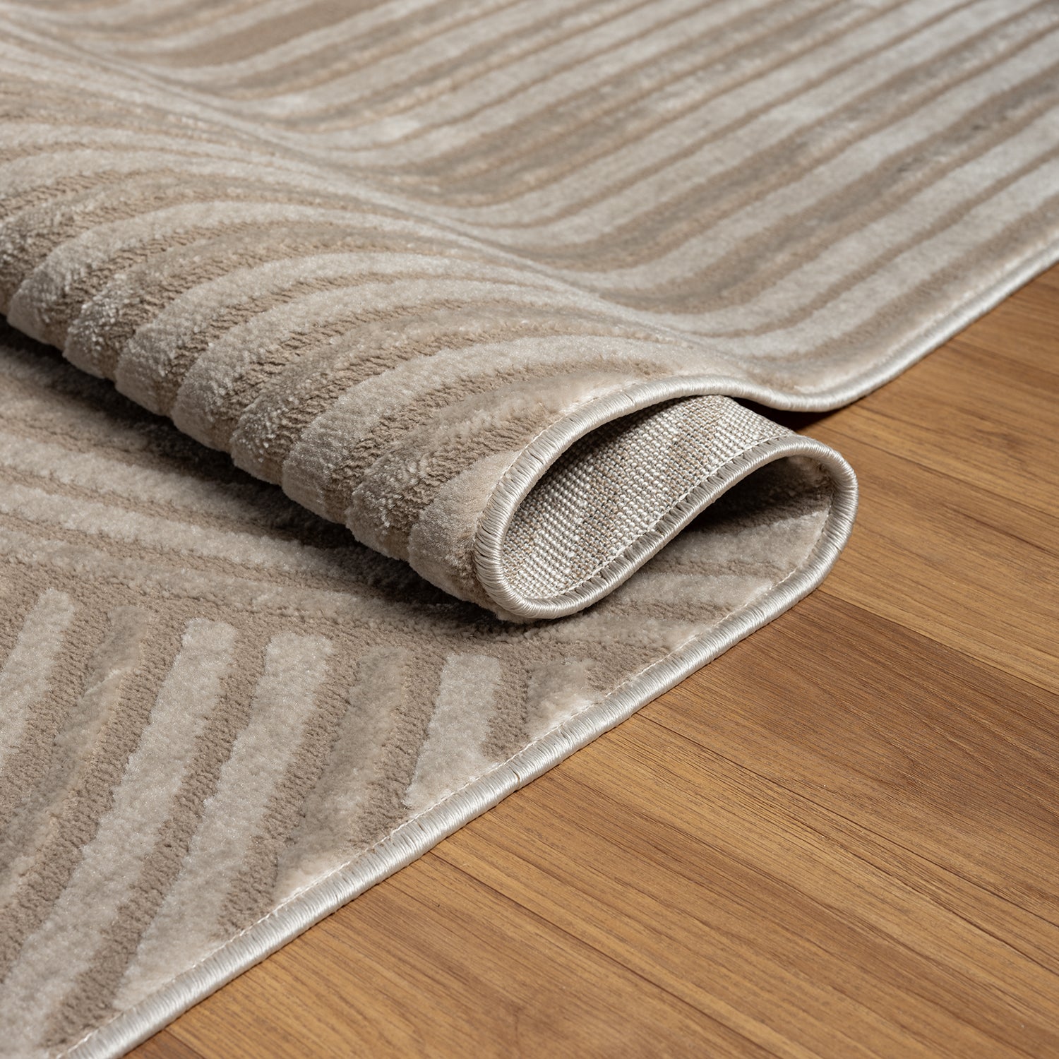 Teppich Kurzflor Modern 3D Muster Hoch-Tief-Struktur Wohnzimmer&Schlafzimmer-41