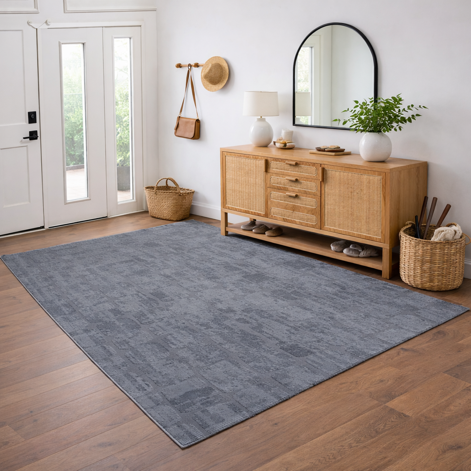 Teppich Modern Wohnzimmer Schlafzimmer Rechteck 3D Effekt Hoch&Tief Pflegeleicht-zoom-22