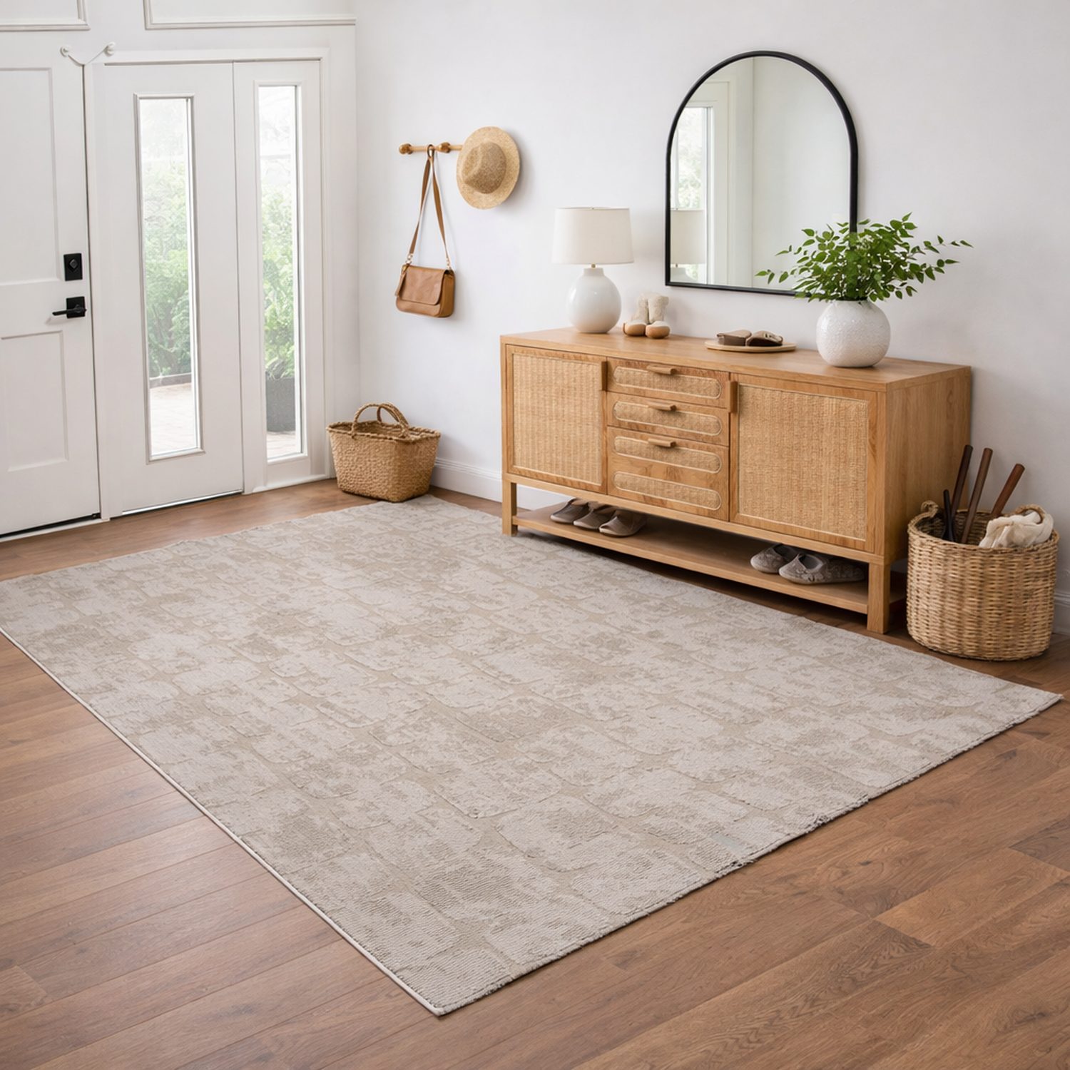 Teppich Modern Wohnzimmer Schlafzimmer Rechteck 3D Effekt Hoch&Tief Pflegeleicht-4