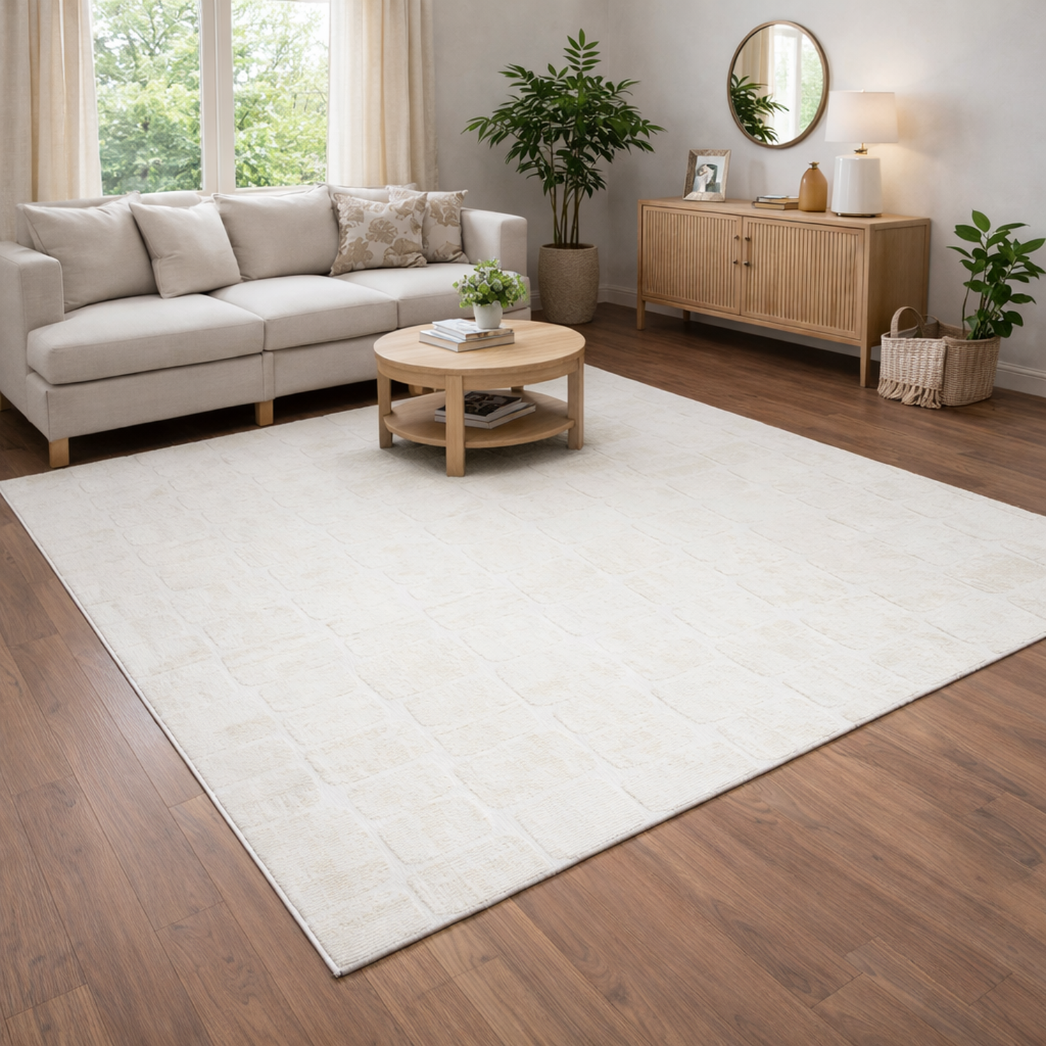 Teppich Modern Wohnzimmer Schlafzimmer Rechteck 3D Effekt Hoch&Tief Pflegeleicht-zoom-9