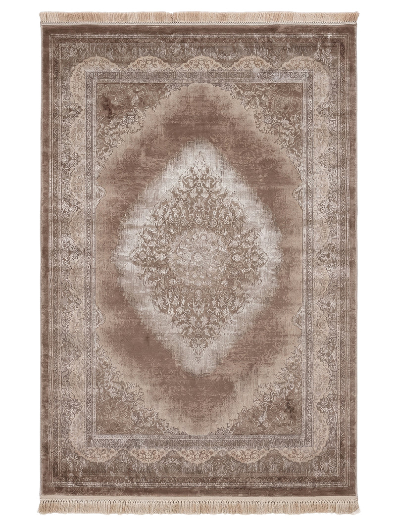 Teppich Kurzflor Moderner Teppich mit Ornament-Muster – Pflegeleicht & Robust – Für Fußbodenheizung geeignet-zoom-
