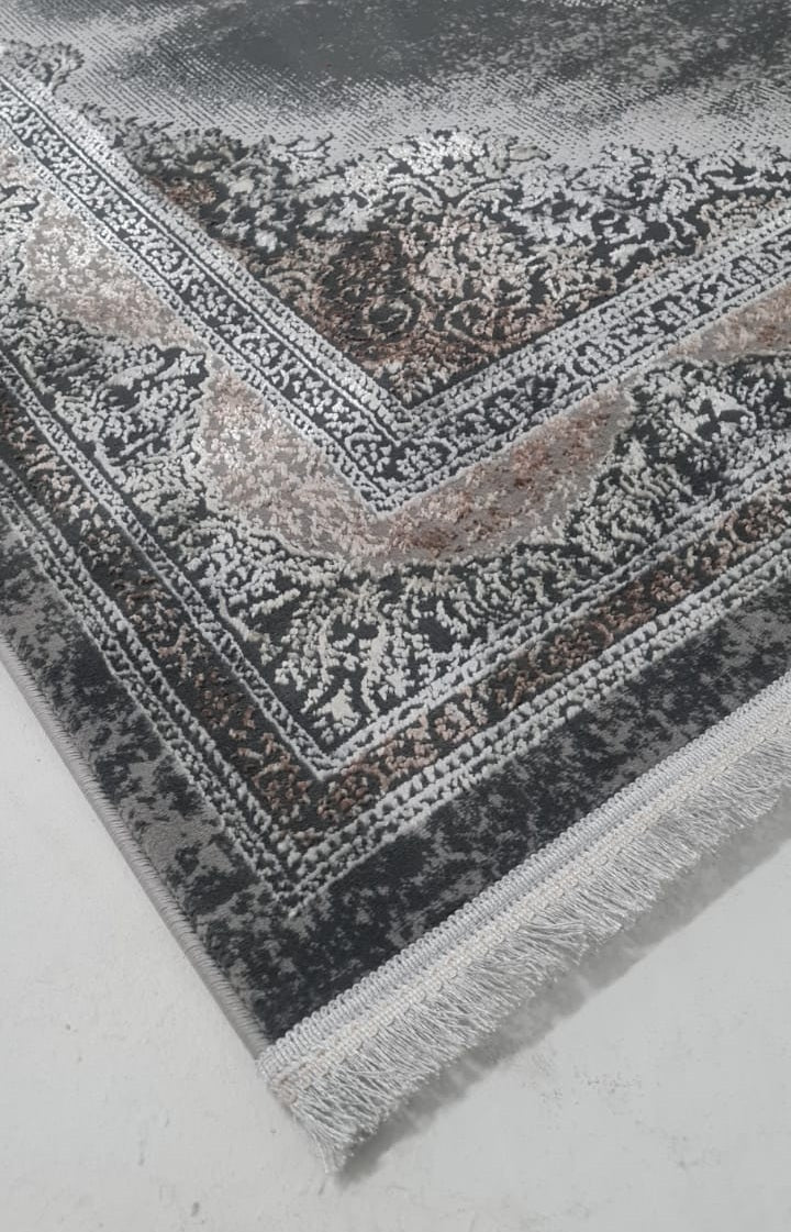 Teppich Kurzflor Moderner Teppich mit Ornament-Muster – Pflegeleicht & Robust – Für Fußbodenheizung geeignet-6