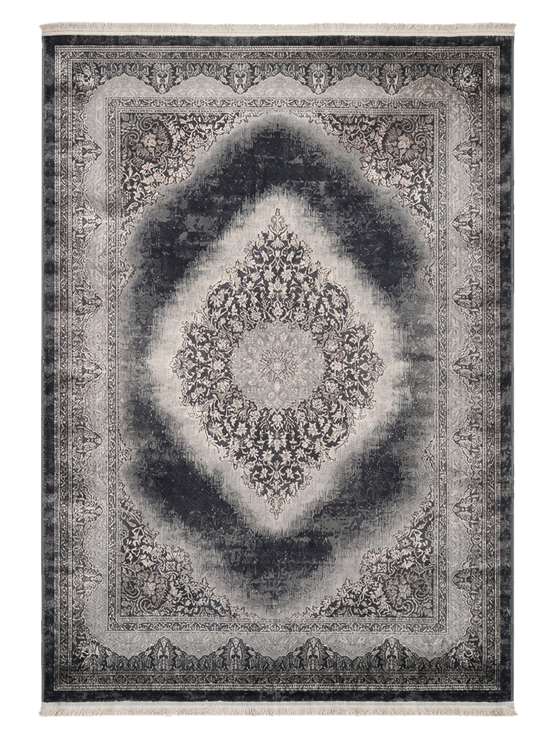 Teppich Kurzflor Moderner Teppich mit Ornament-Muster – Pflegeleicht & Robust – Für Fußbodenheizung geeignet