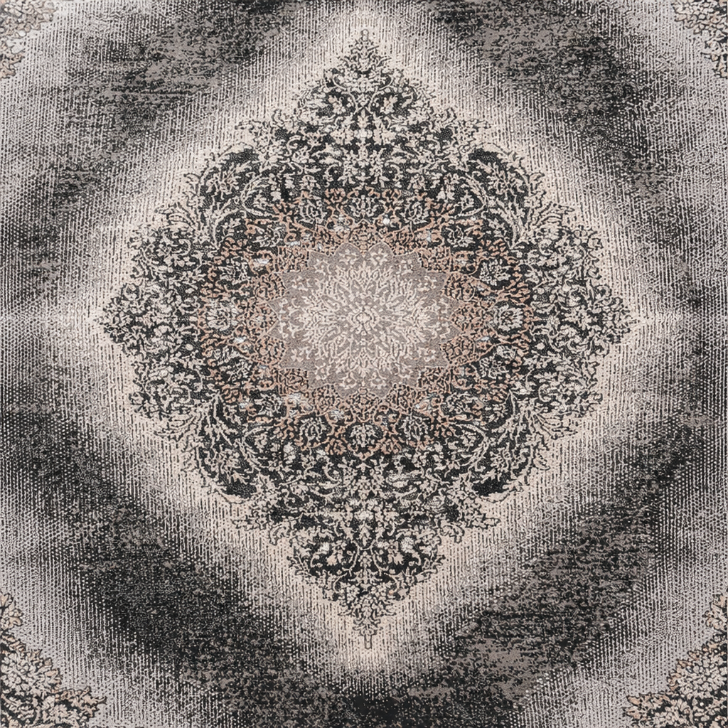 Teppich Kurzflor Moderner Teppich mit Ornament-Muster – Pflegeleicht & Robust – Für Fußbodenheizung geeignet-zoom-4
