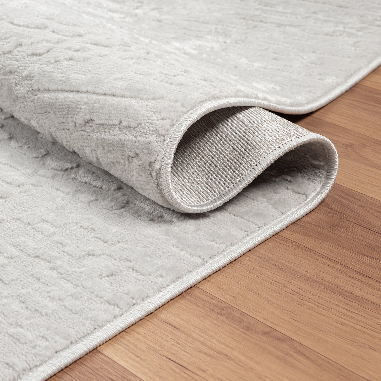 Living room rug, short pile, bedroom runner, high-low pattern/3D effect, Boho-4