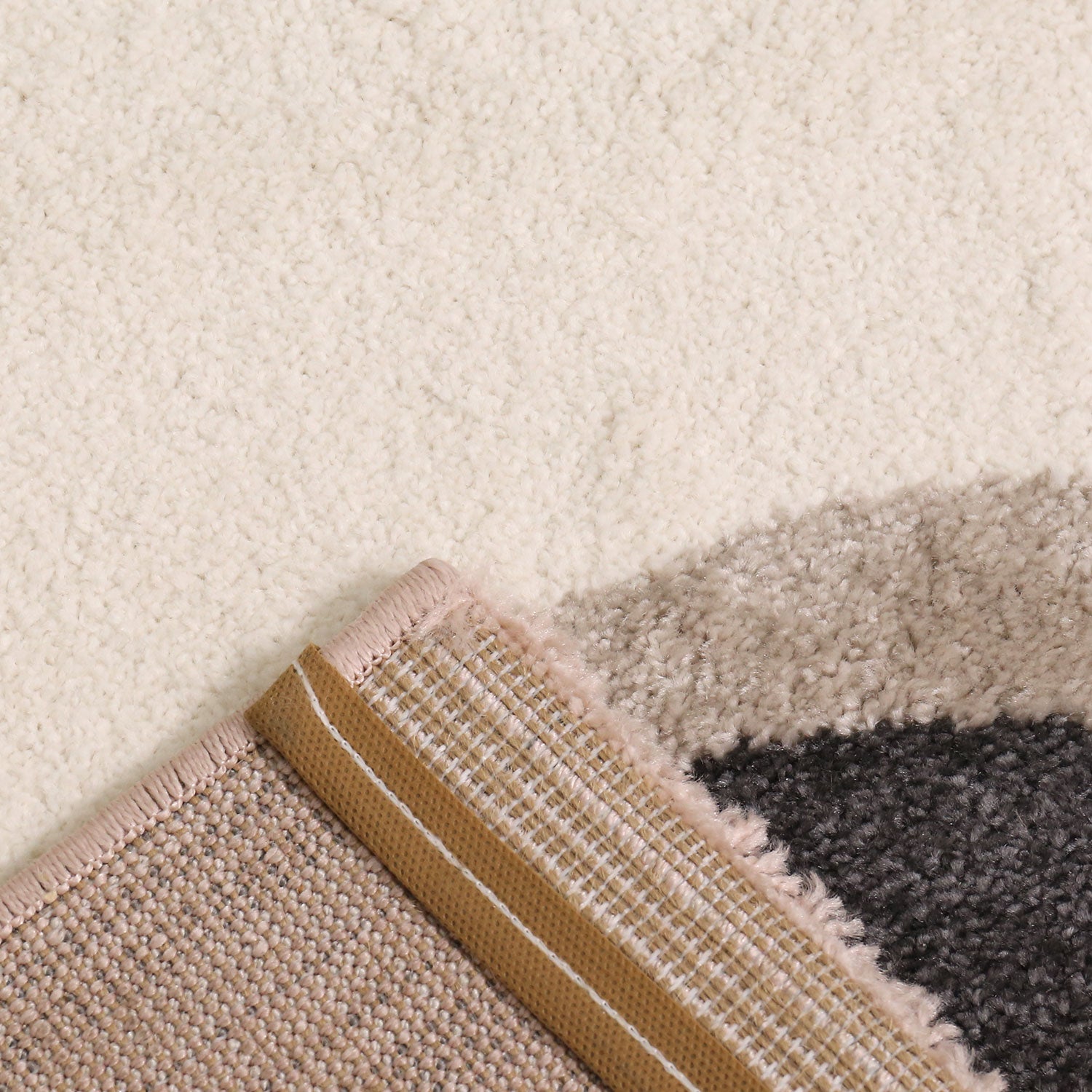 Children's rug, llama, king, stars, playroom, nursery, pink, cream, short pile, soft, fluffy-2