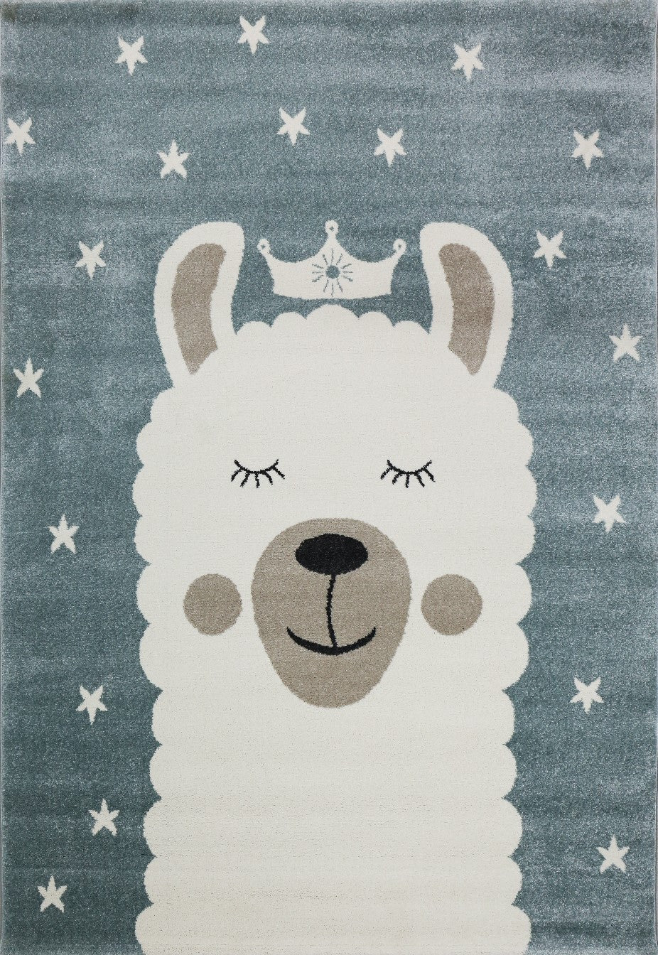 Children's Rug Carpet Llama King Play Rug Kids' Room Playroom Fluffy-4