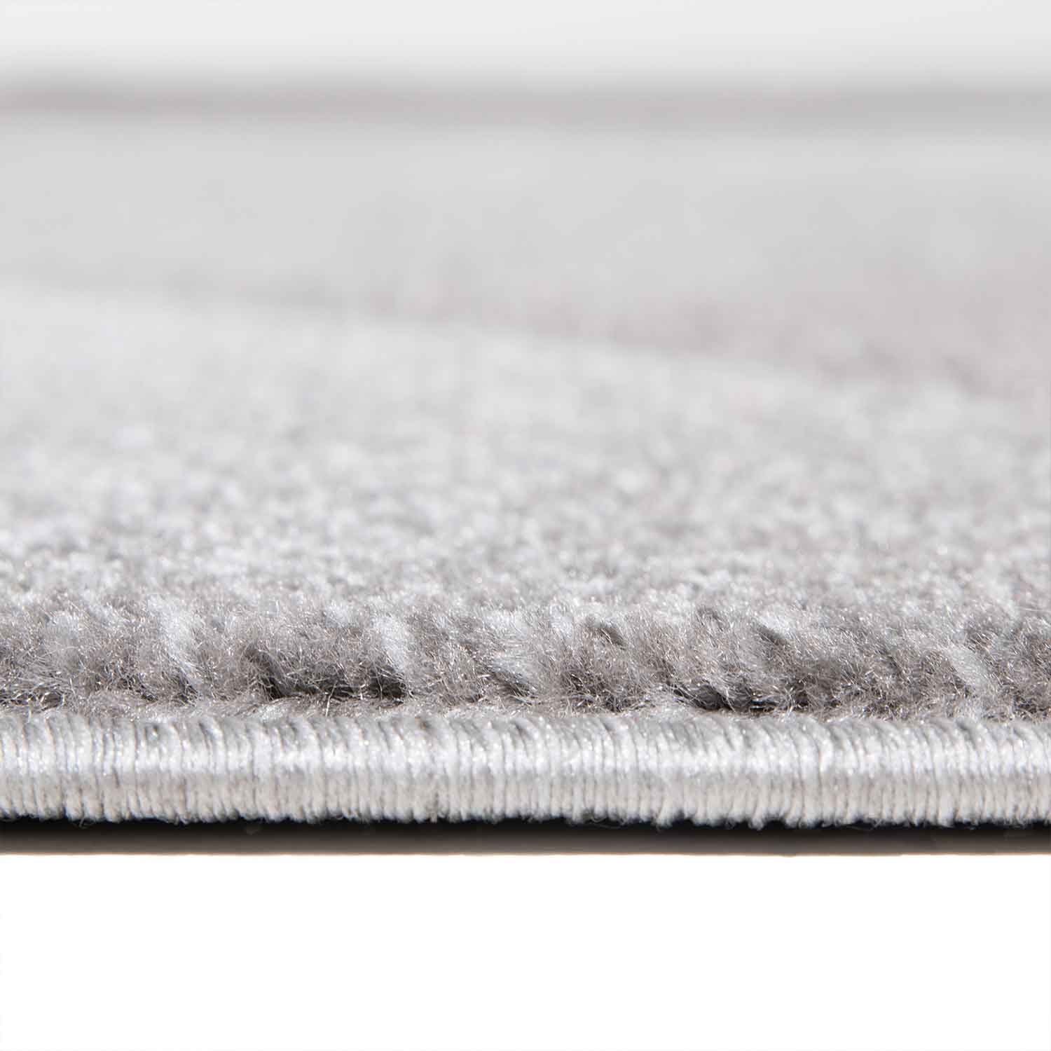 Designer Rug Modern Geometric Pattern Short Pile Grey Black White Mottled-4