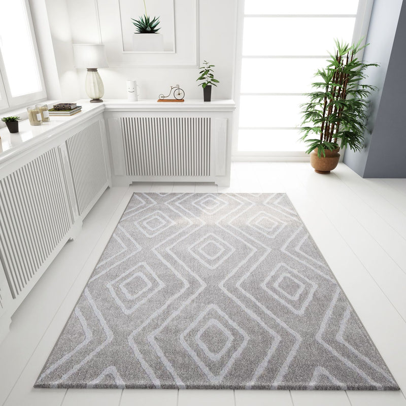Modern Super Soft Living Room Rug, 3D Effect, Scandinavian-zoom-