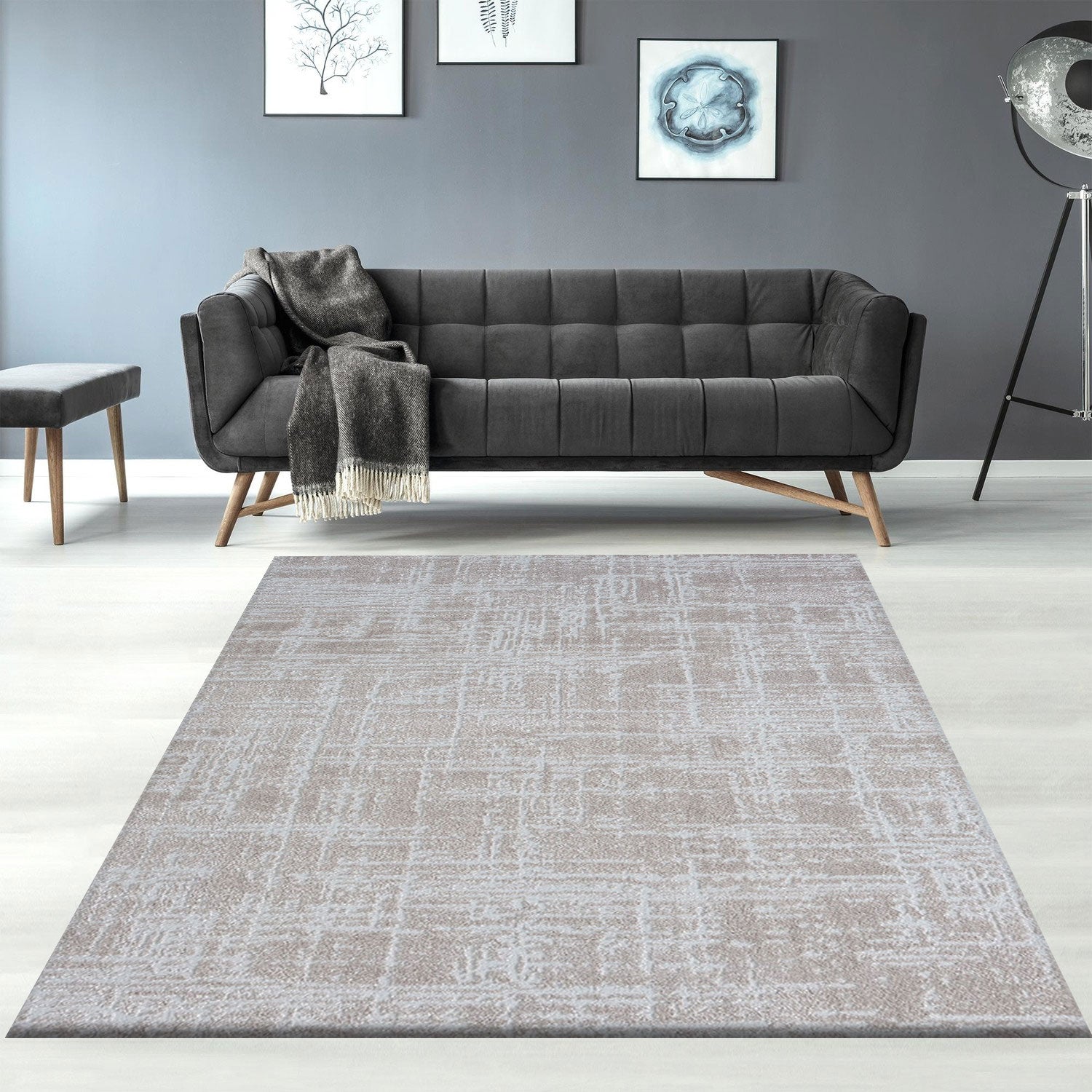 Modern carpet, super soft, 3D effect, high depth effect, luxurious and robust-6