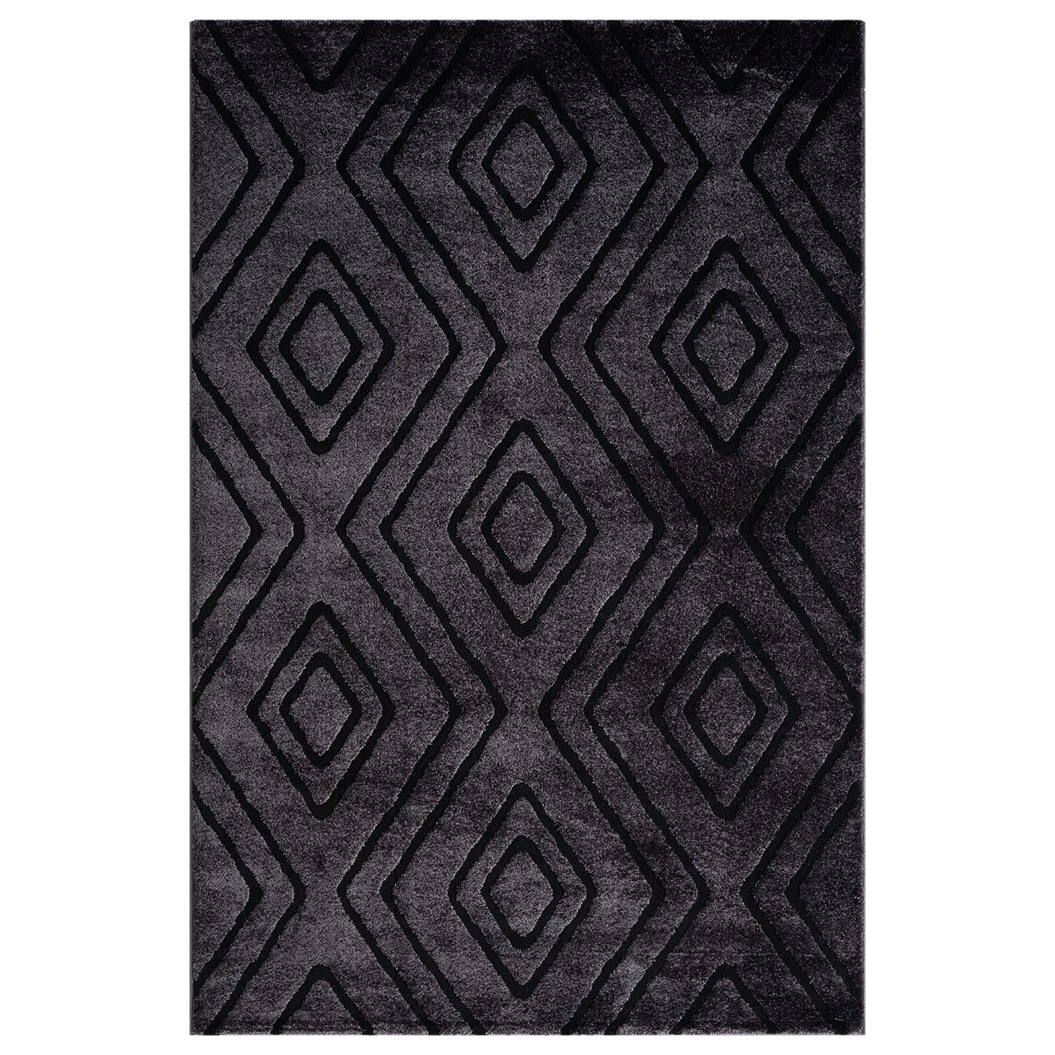 Modern Rug, Super Soft Living Room Rug, 3D Effect, High Pile, Long Pile, Scandinavian, Robust