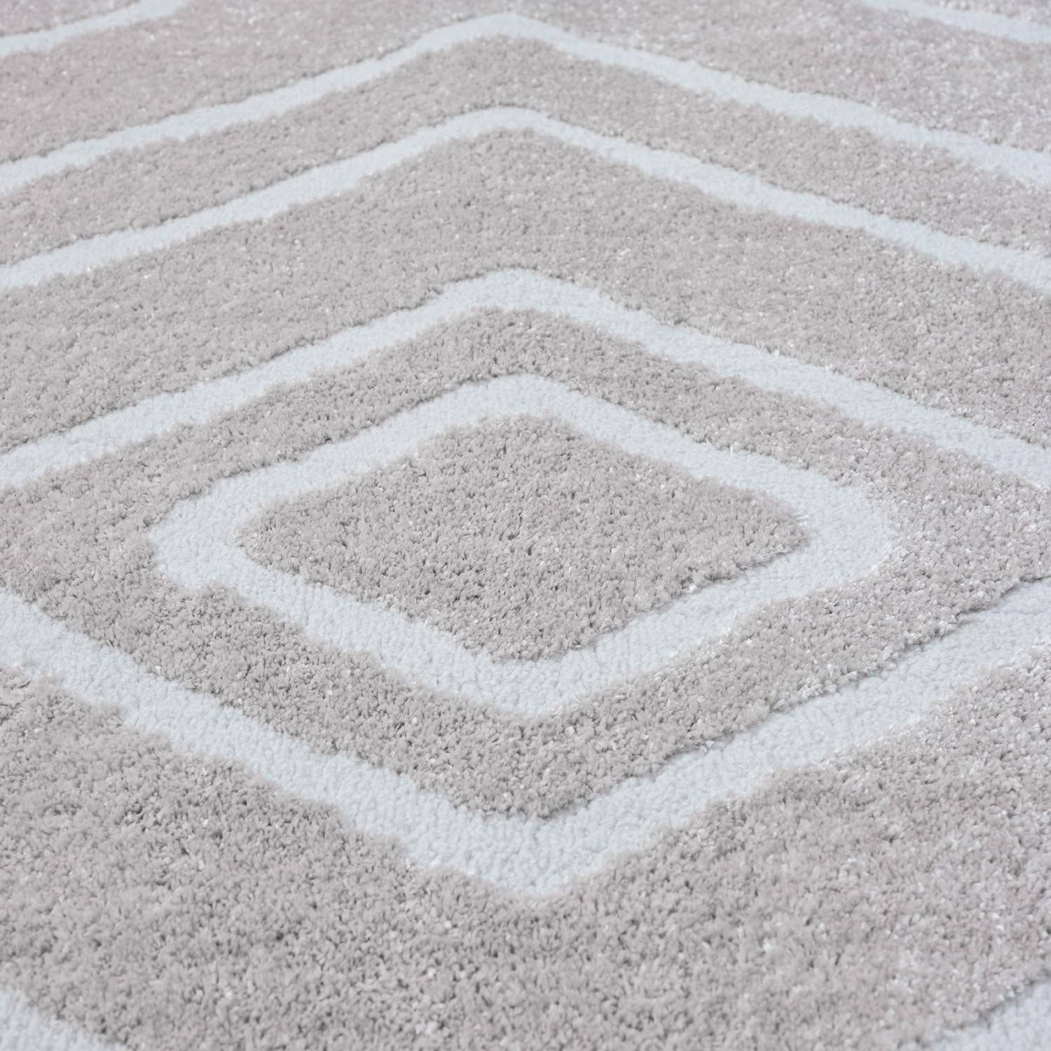 Modern Super Soft Living Room Rug, 3D Effect, Scandinavian-11
