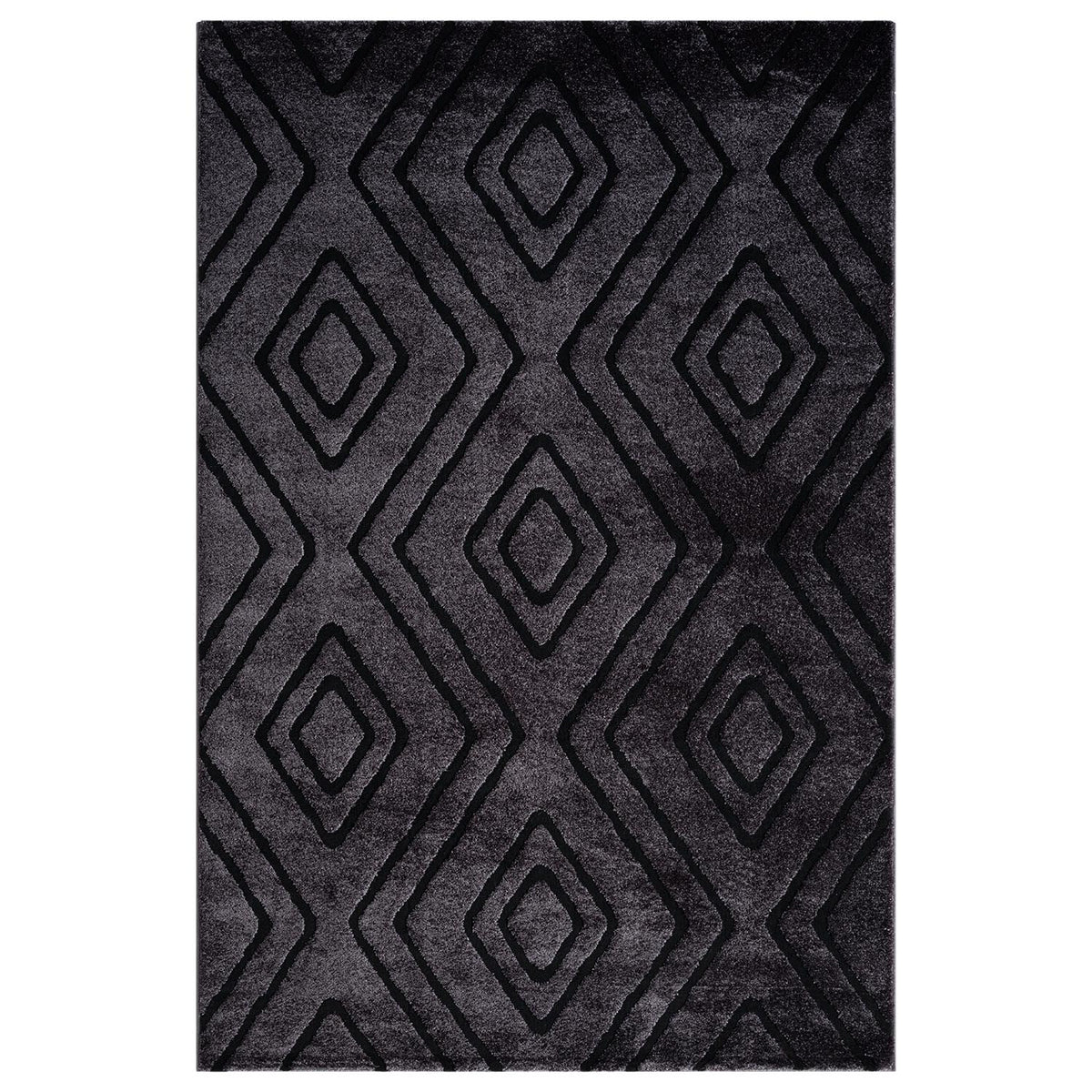 Modern Super Soft Living Room Rug, 3D Effect, Scandinavian