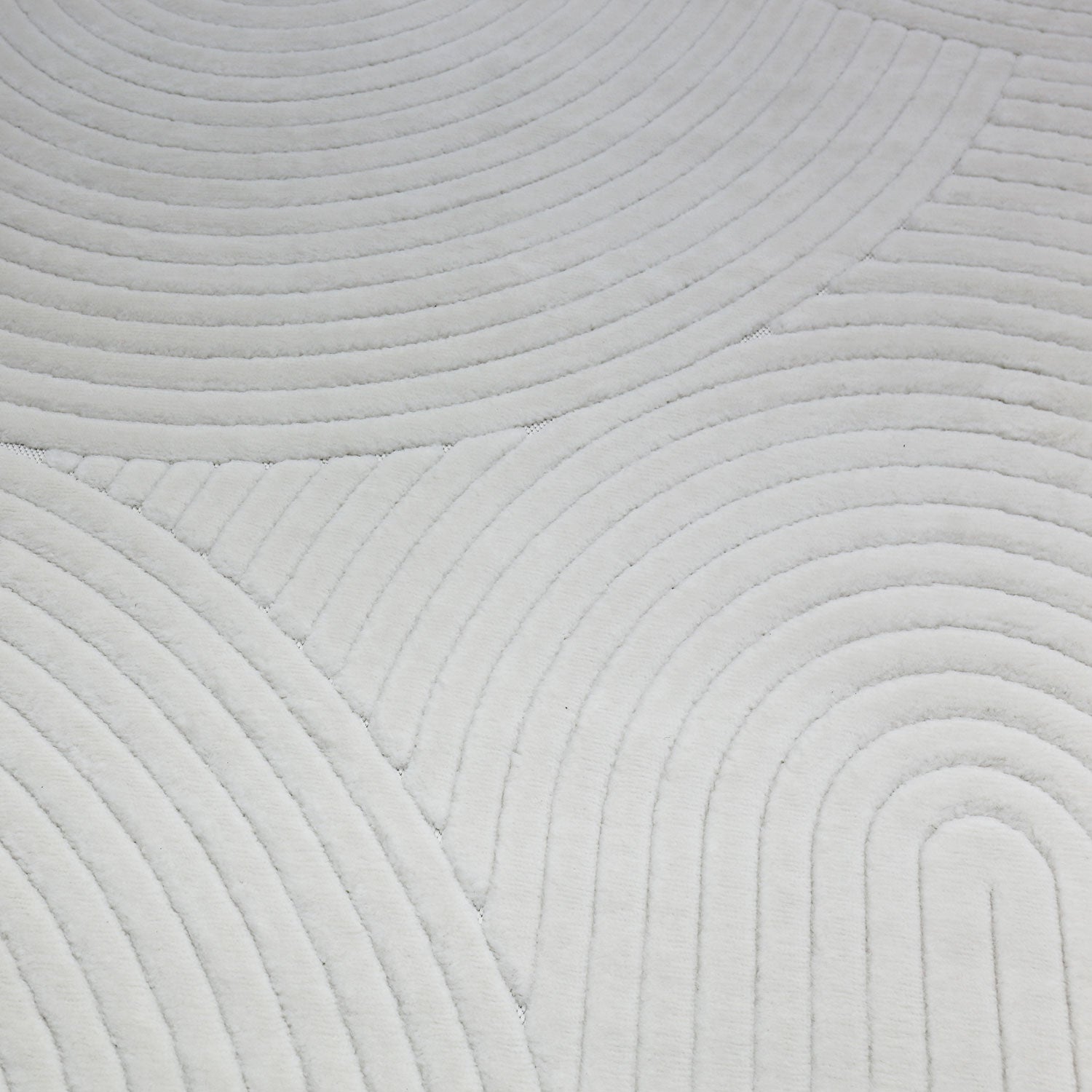Modern living room rug, short pile runner, 3D high & low effect, soft, easy to clean, patterned-4