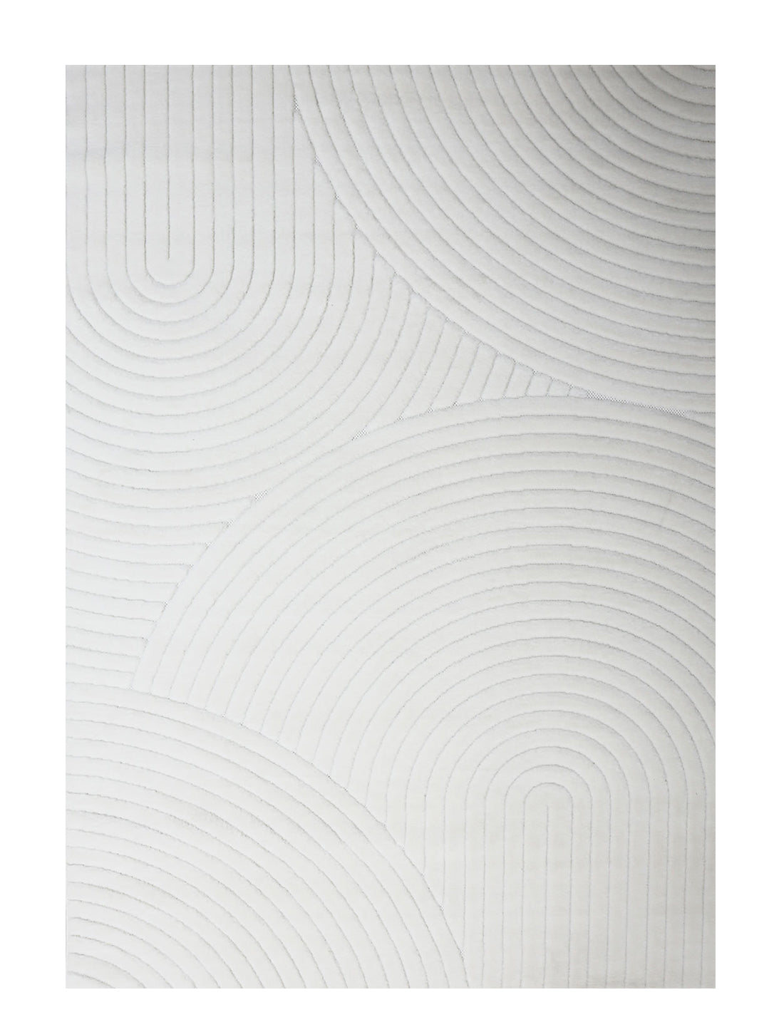 Modern living room rug, short pile runner, 3D high & low effect, soft, easy to clean, patterned-zoom-1