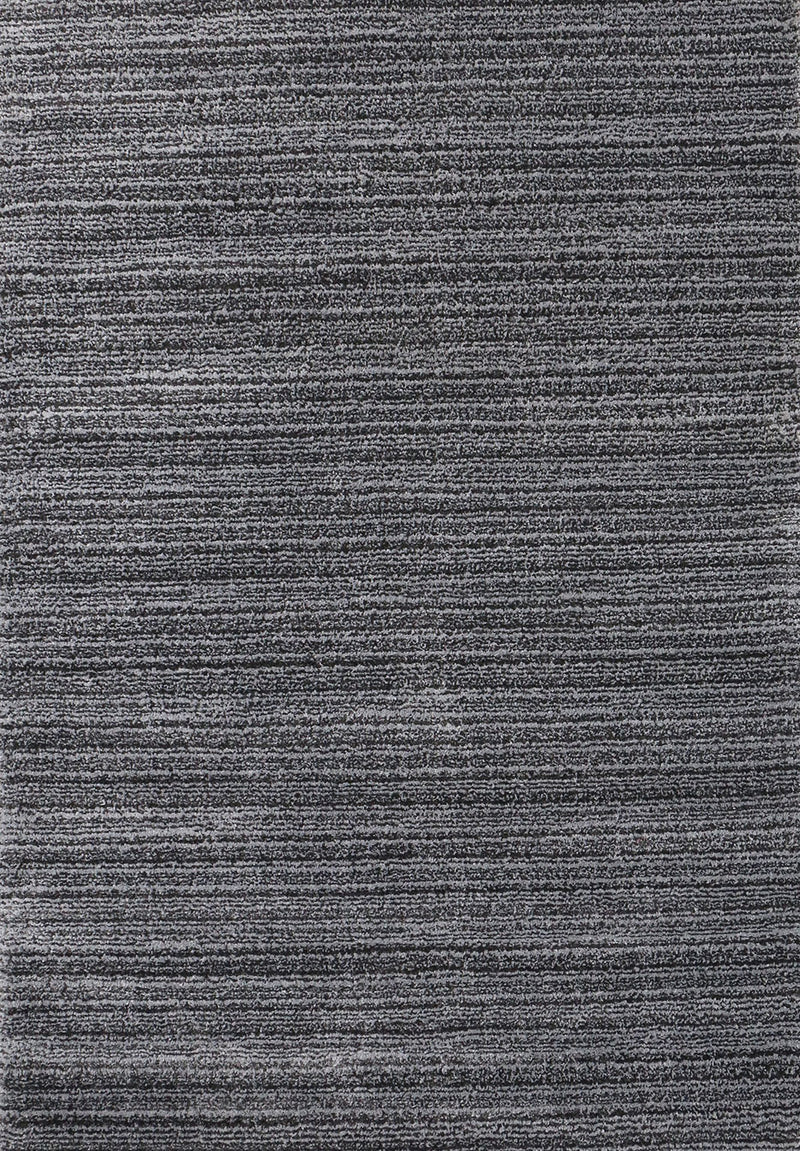 Modern living room rug, extra soft microfiber, special melange, anthracite-zoom-