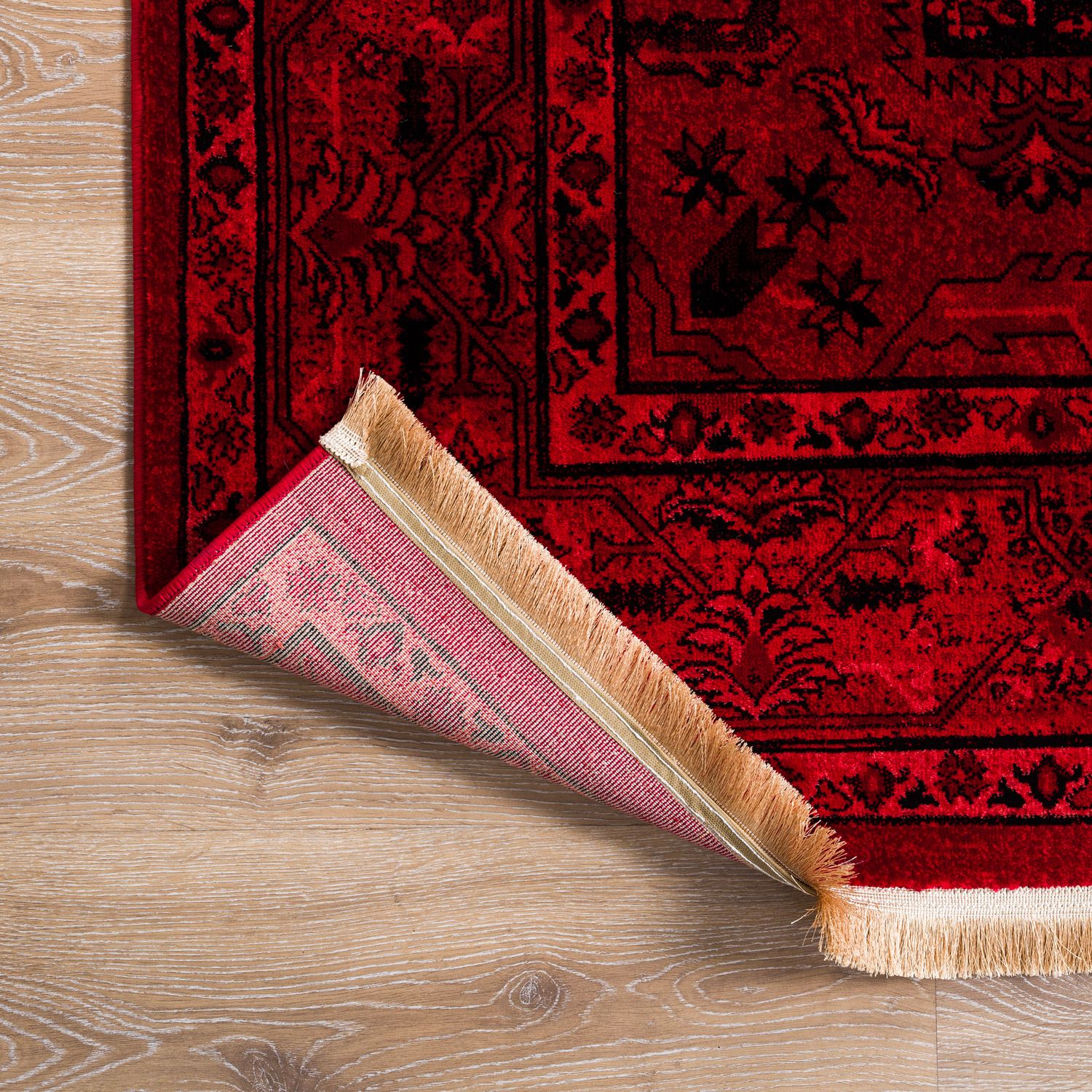Teppich ROYAL Dunkelrot im Vintage-Orient Stil“– Hochwertig & Pflegeleicht-zoom-21