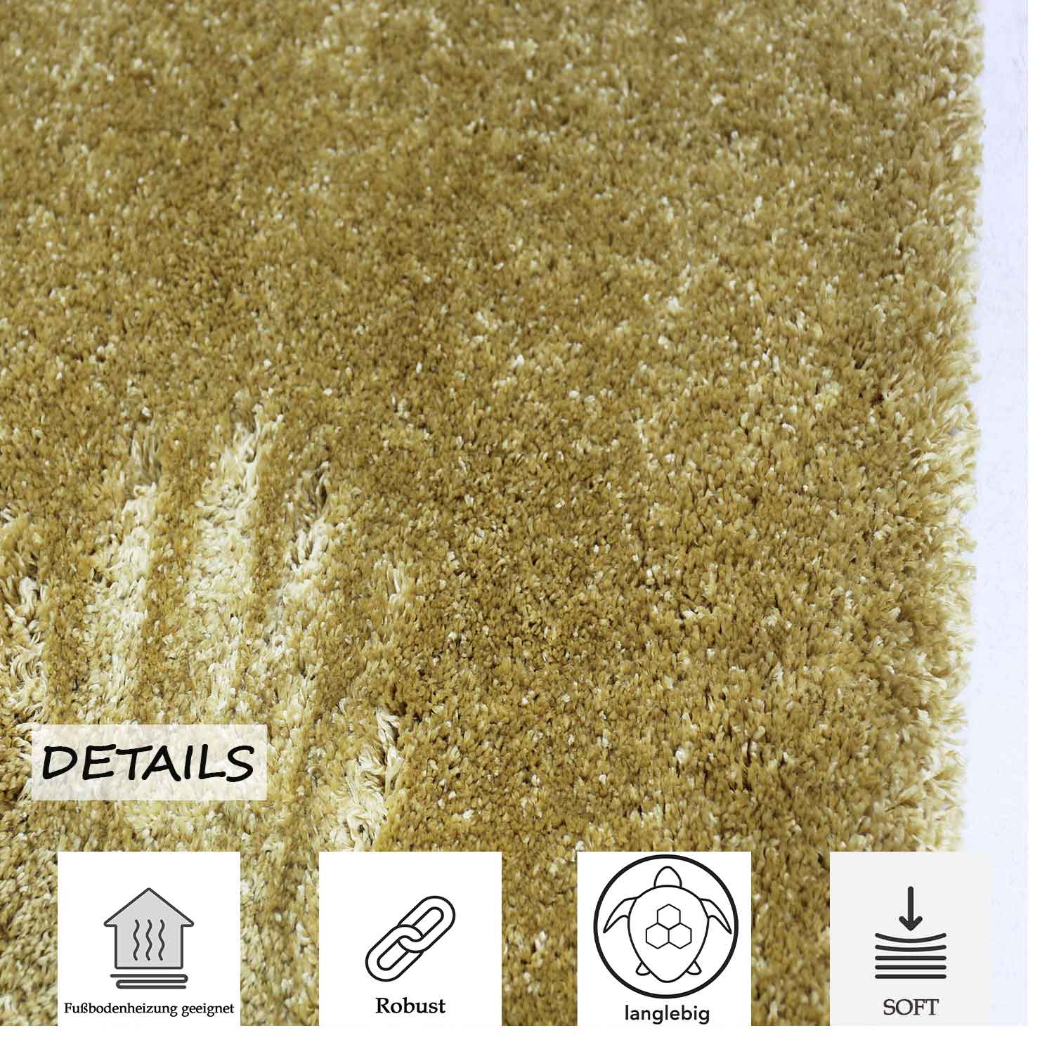 Short-pile rug, solid color, super quality, ultra-soft, for living room, children's room, bedroom, runner-zoom-18