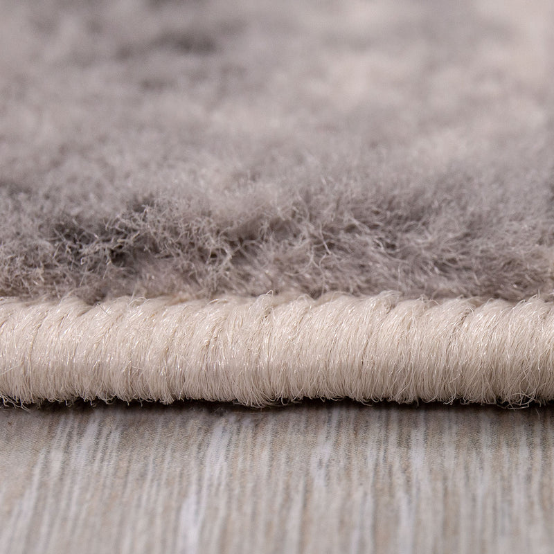 Abstract Vintage Look Rug for Living Room, Short Pile Rug, Runner, Blue/Grey-zoom-