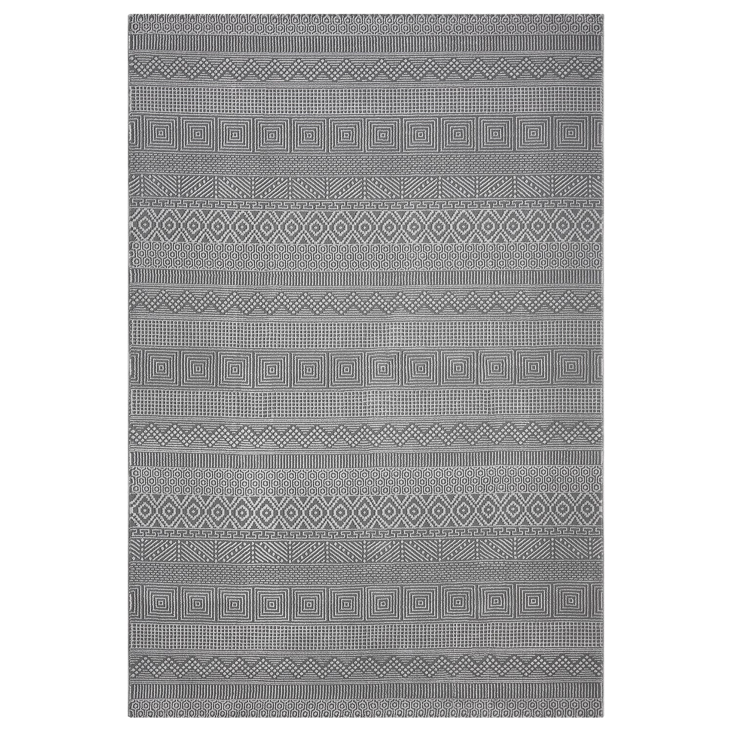 Scandinavian Modern Living Room/Bedroom Rug | Easy Care | High Quality-14