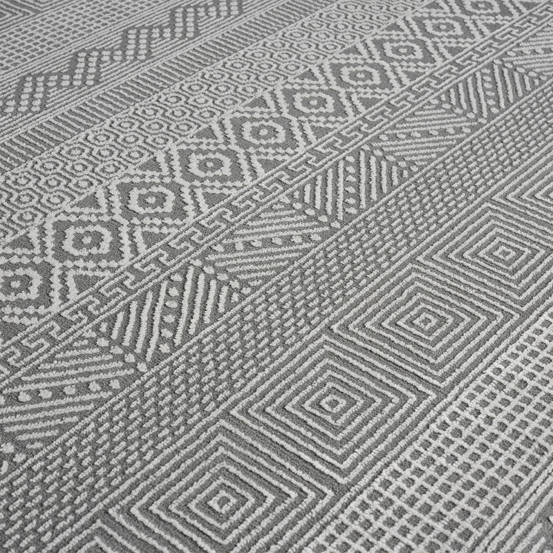 Scandinavian Modern Living Room/Bedroom Rug | Easy Care | High Quality-zoom-