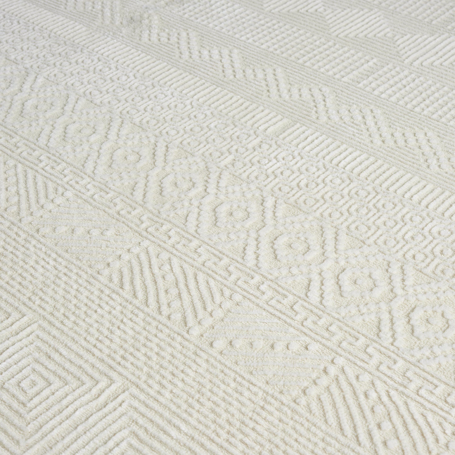 Scandinavian Modern Living Room/Bedroom Rug | Easy Care | High Quality-3