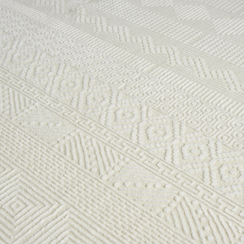 Scandinavian Modern Living Room/Bedroom Rug | Easy Care | High Quality-zoom-
