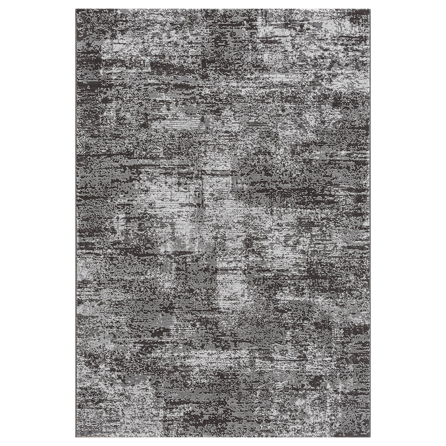 Living room/bedroom rug, vintage look, short pile rug with a distressed pattern-zoom-1
