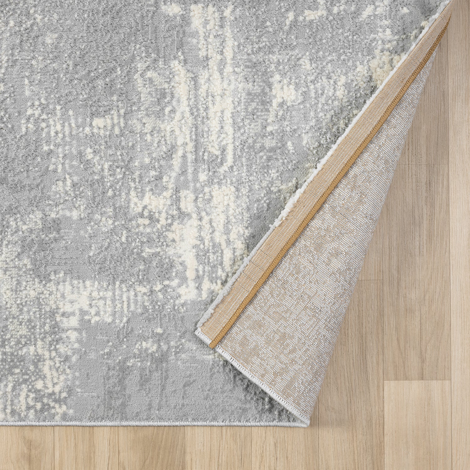 Living room/bedroom rug, vintage look, short pile rug with a distressed pattern-zoom-10