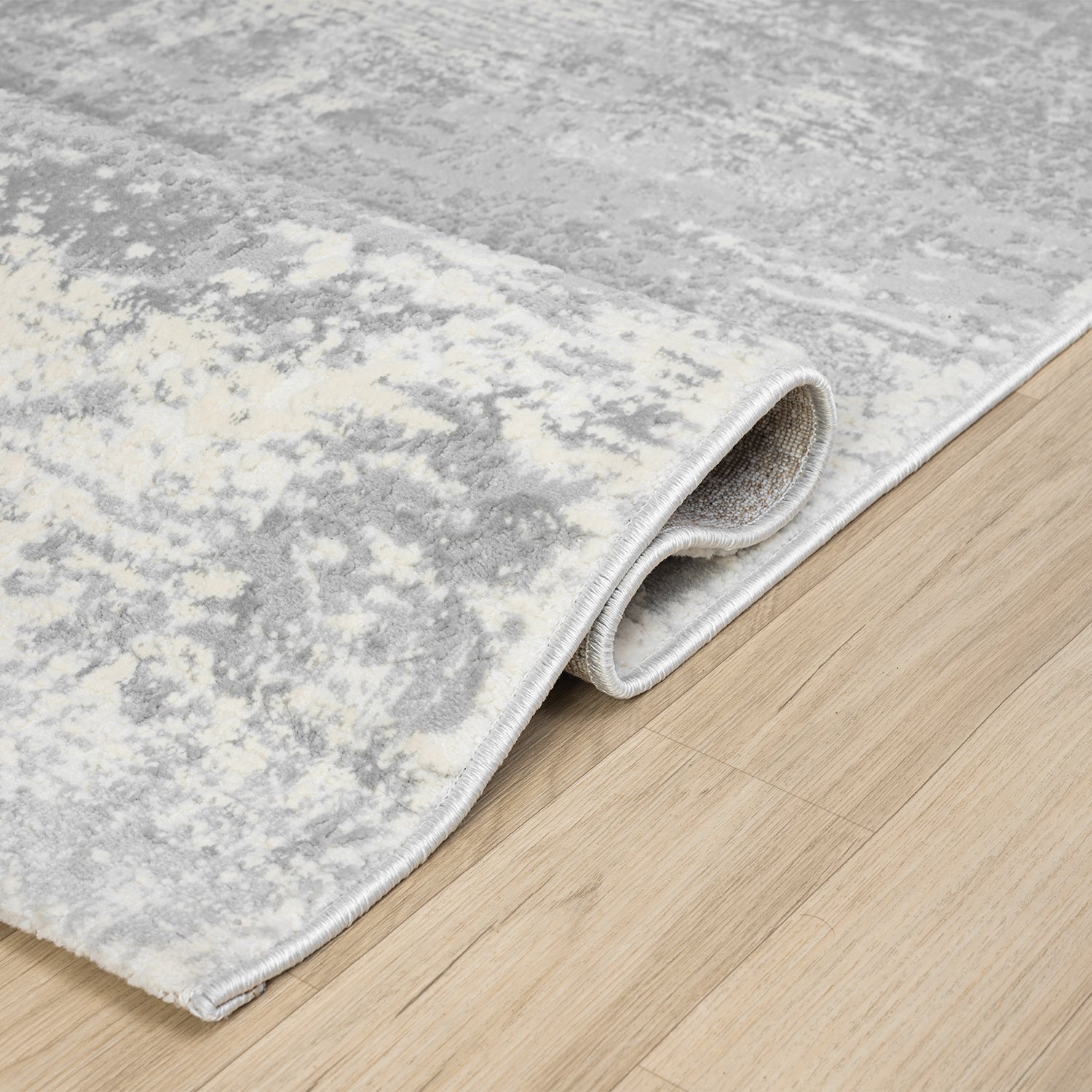 Living room/bedroom rug, vintage look, short pile rug with a distressed pattern-8