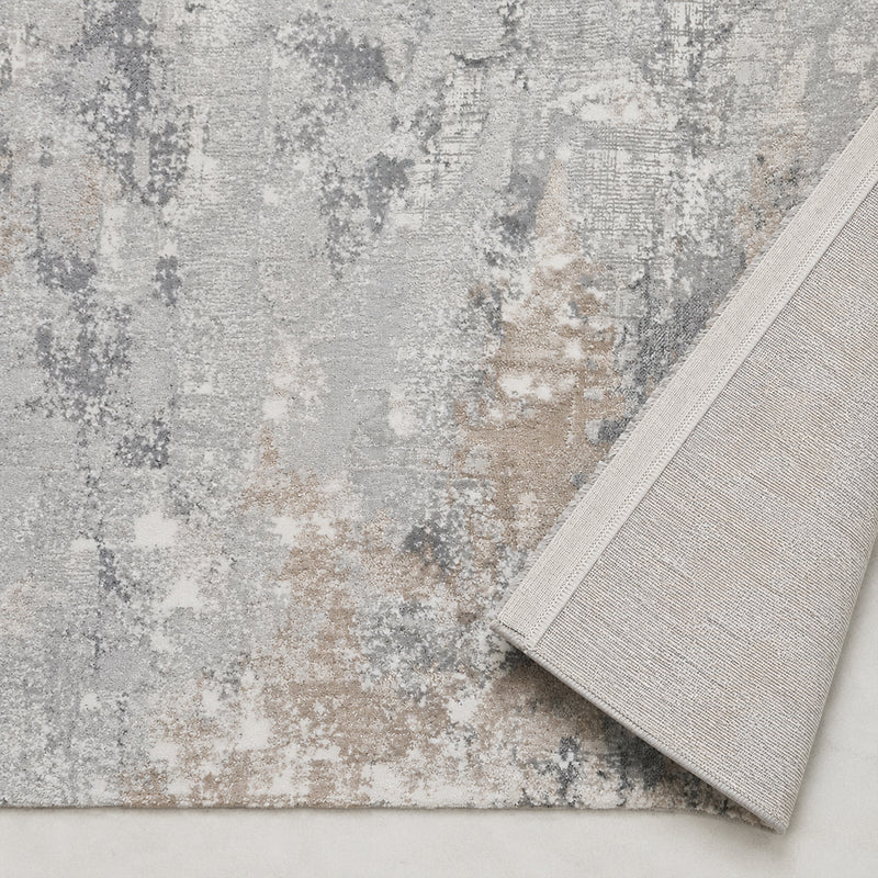 Teppich Wohnzimmer / Schlafzimmer Vintage Look Teppich Kurzflor Used Muster-zoom-