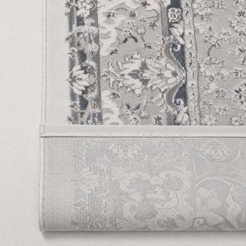 Teppich Wohnzimmer / Schlafzimmer Vintage Look Teppich Kurzflor Used Muster-zoom-