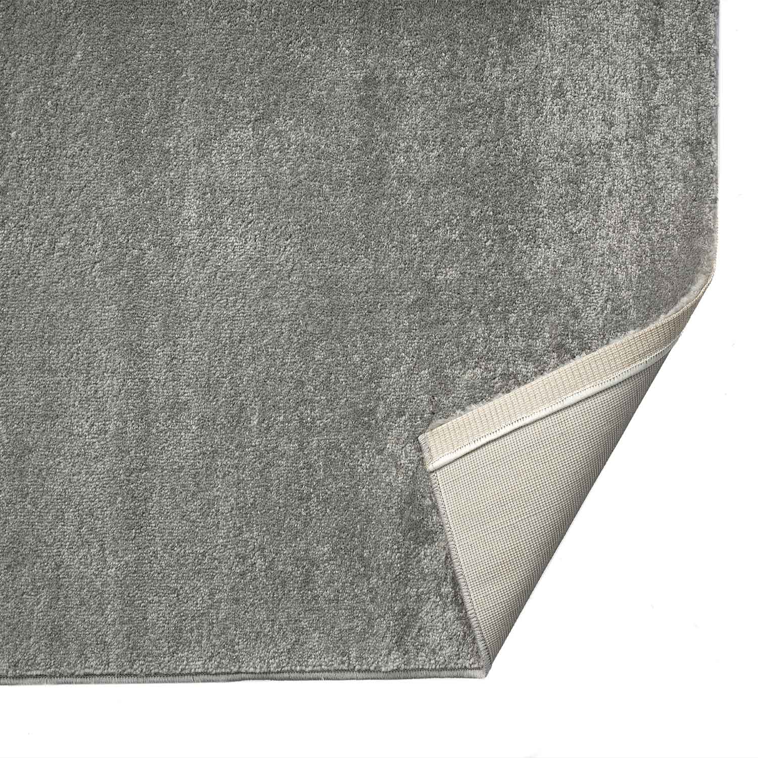 Short-pile, solid-color rug for living room, suitable for bedrooms and children's rooms; soft and easy-care; various sizes and colors. -10