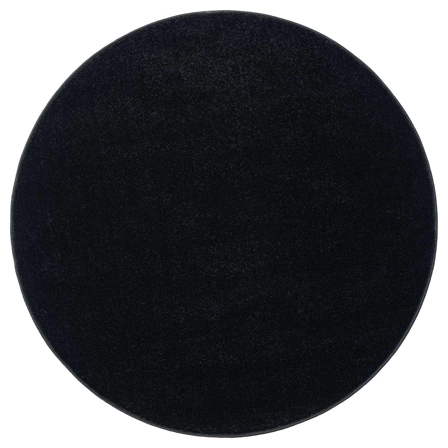 Round rug for living room, short pile, solid color, soft, round, suitable for bedroom or children's room-zoom-15