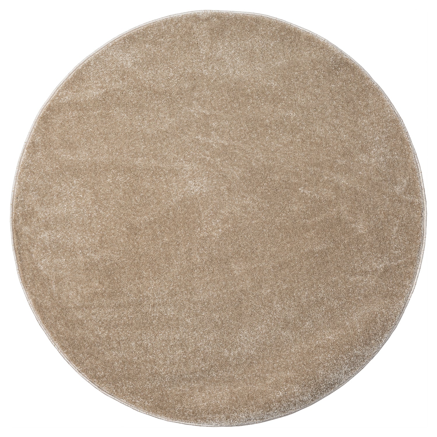 Round rug for living room, short pile, solid color, soft, round, suitable for bedroom or children's room-12