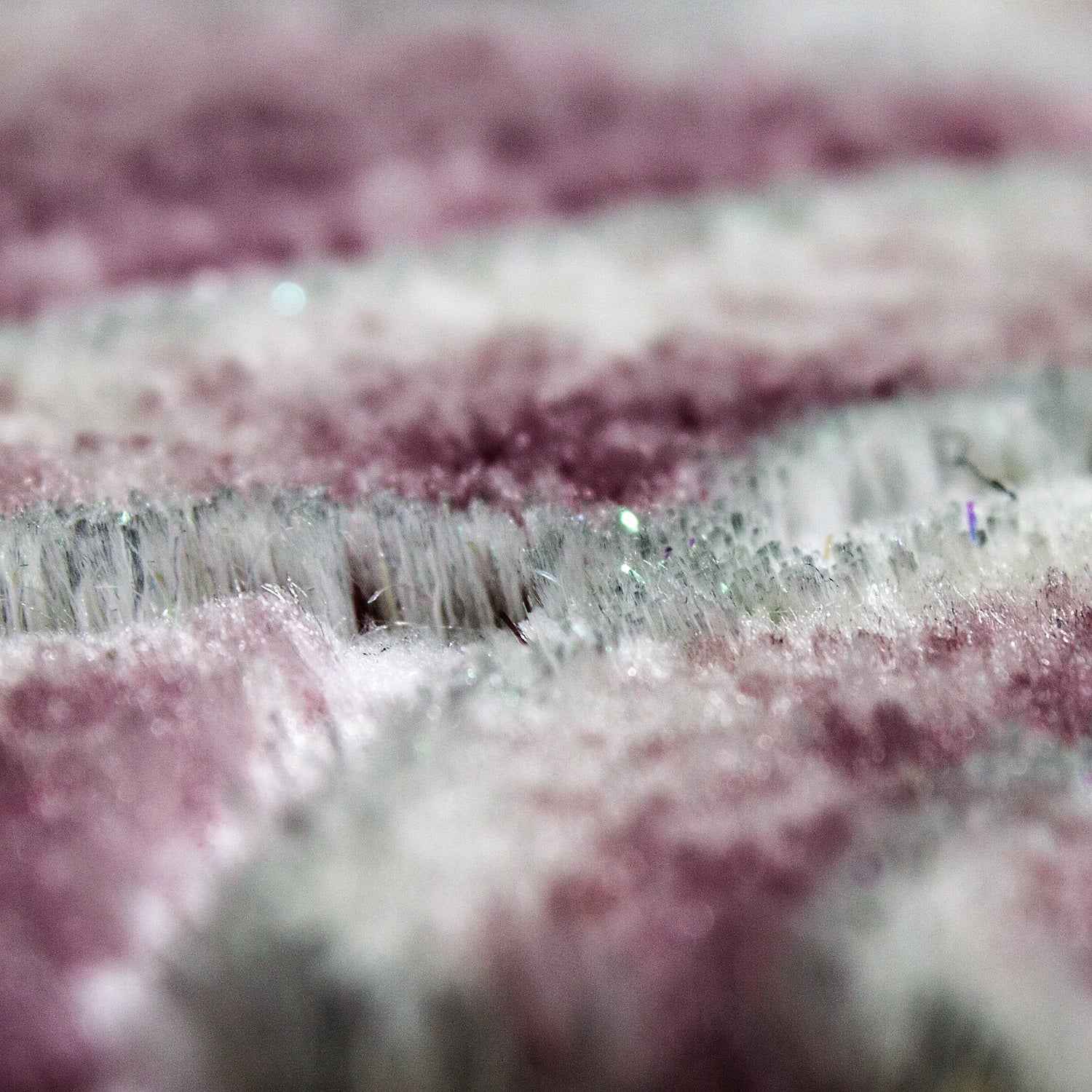 Teppich Wohnzimmer Floral Rosen Muster in Rosa Pink Creme Grau Schwarz Anthrazit mit Glanzfaser-zoom-14