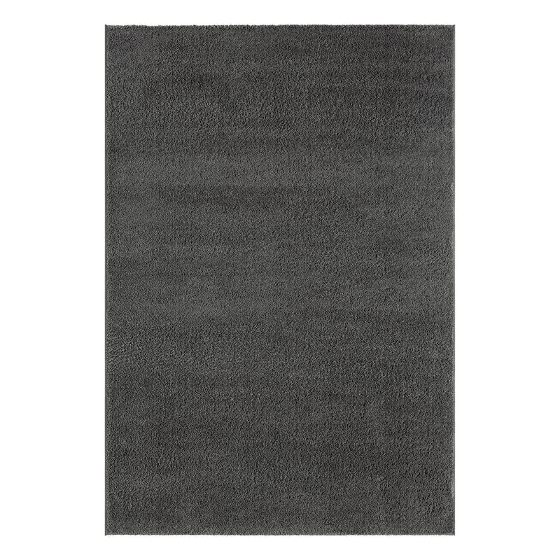 Short-pile, solid-color, modern, fluffy, soft microfiber rug, for living room, bedroom, kitchen-zoom-