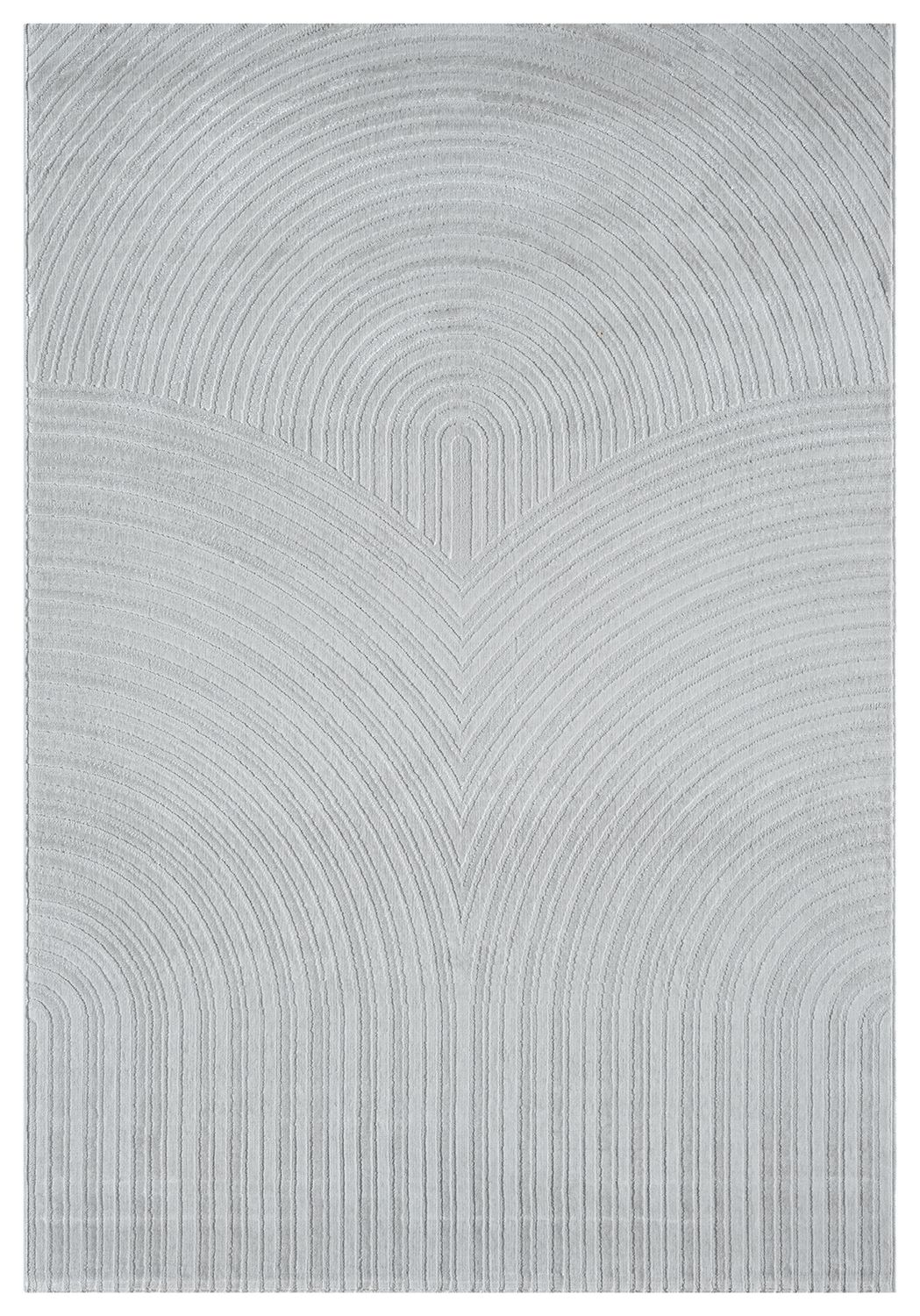 Living room rug, short pile, bedroom, wave pattern, high-low design / modern, vibrant look-2
