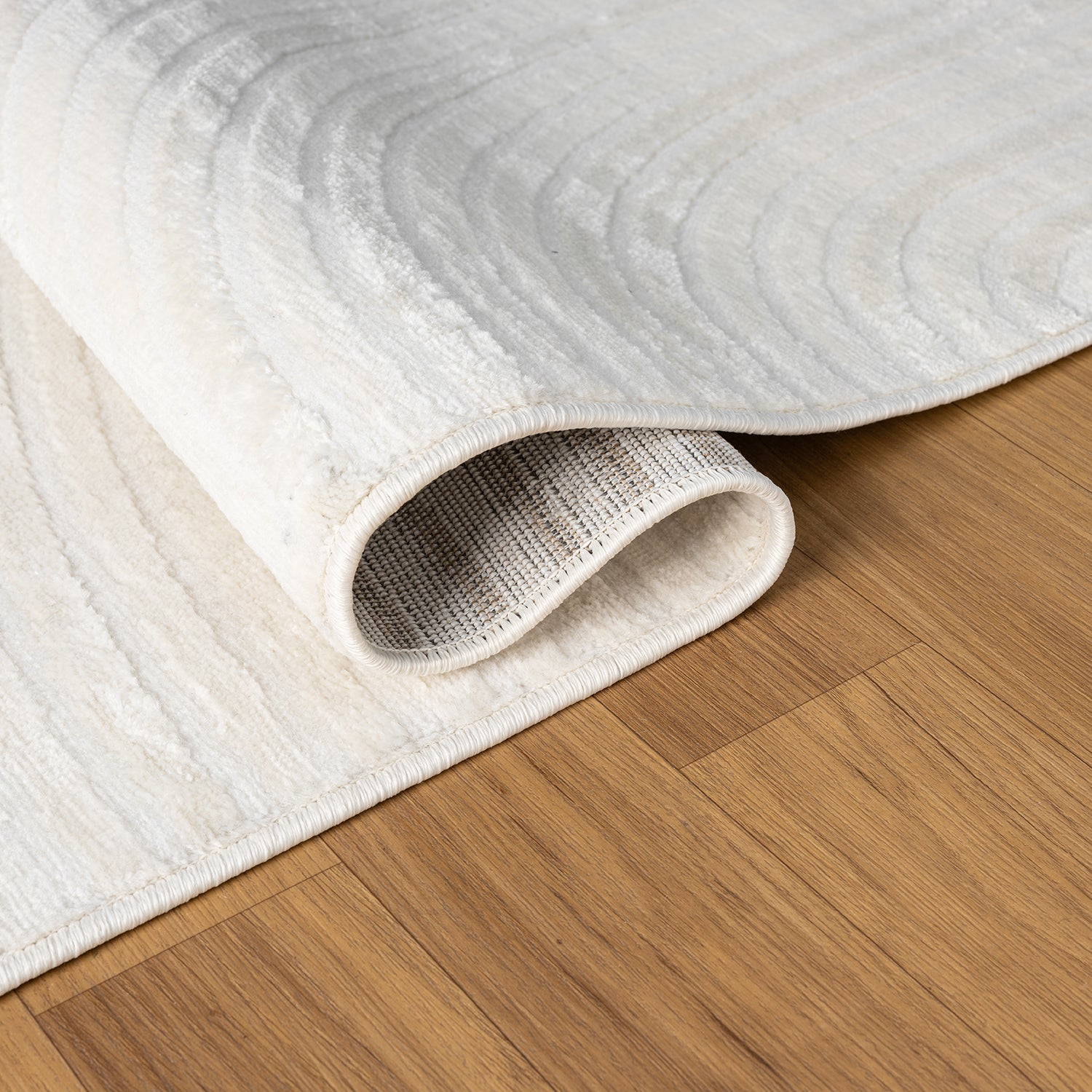 Living room rug, short pile, bedroom, wave pattern, high-low design / modern, vibrant look-16