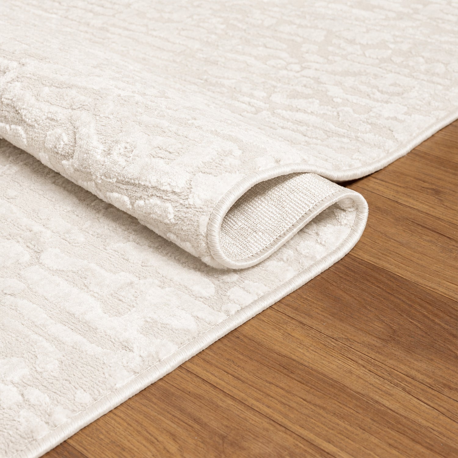 Living room rug, short pile, bedroom runner, high-low pattern/3D effect, Boho-18